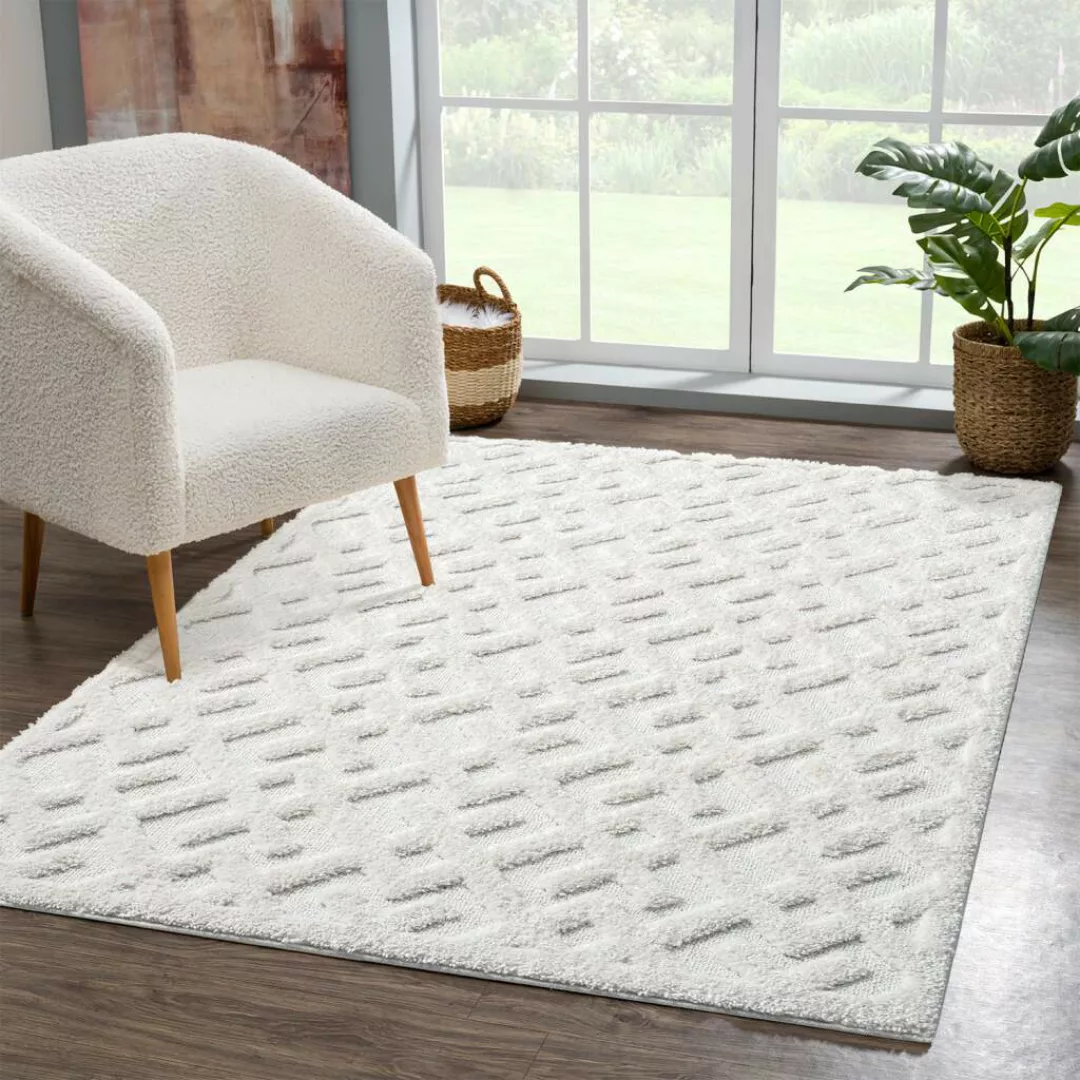 Carpet City Hochflor-Teppich »FOCUS737«, rechteckig, Boho-Teppich, Hochtief günstig online kaufen