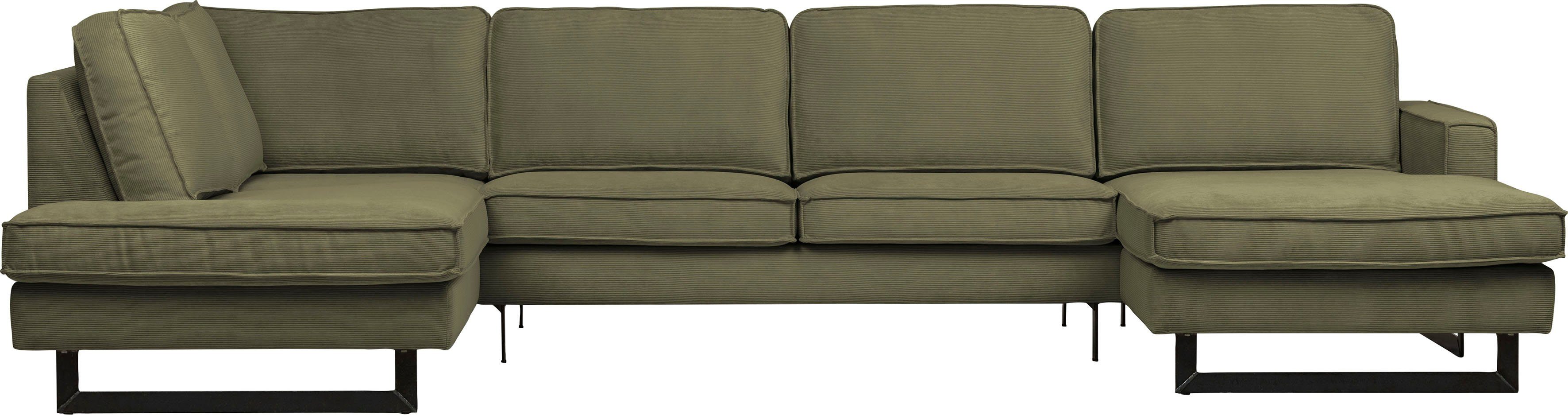 Places of Style Wohnlandschaft "Pinto, 350 cm, U-Form, XXL, mit Ottomanen", günstig online kaufen