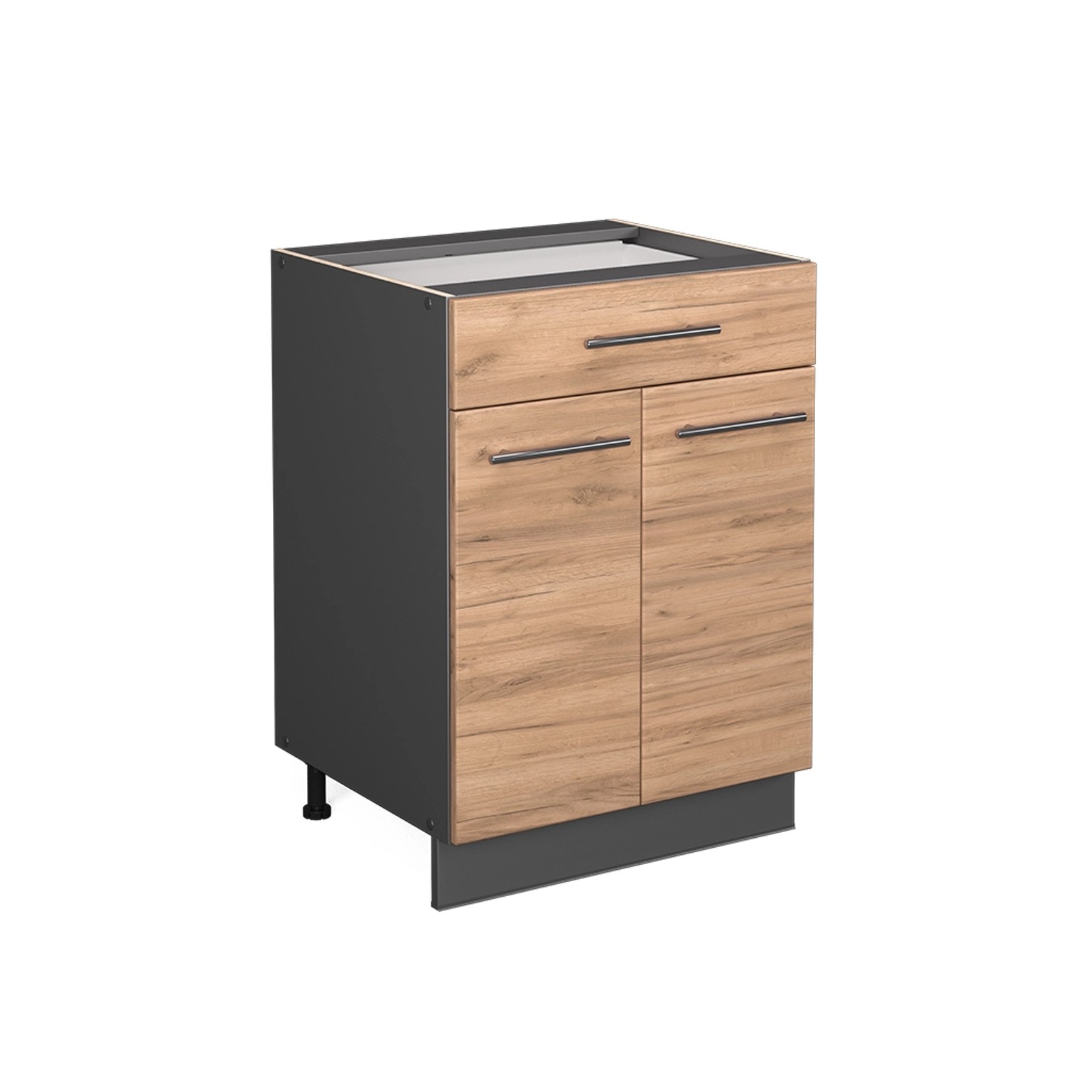 Vicco Unterschrank Fame-Line, Goldkraft Eiche/Anthrazit, 60 günstig online kaufen