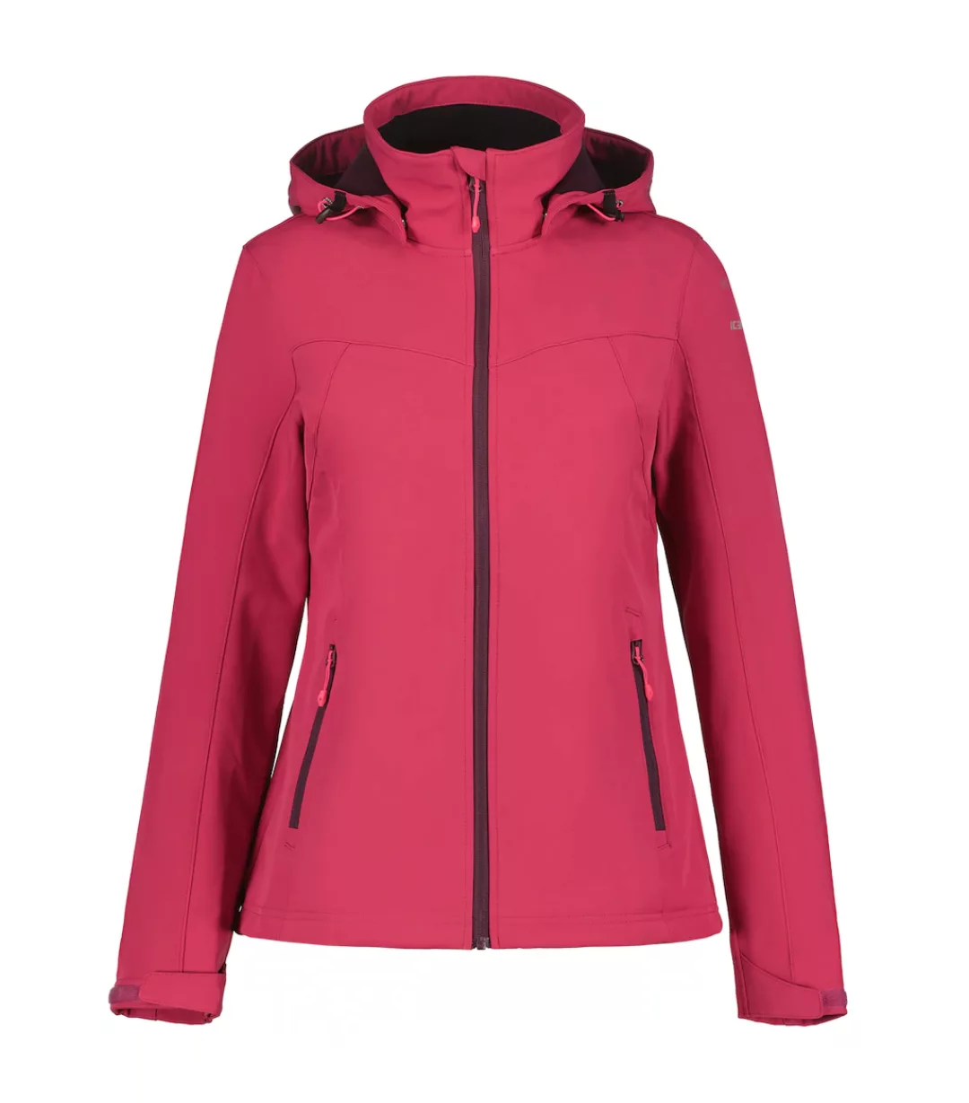 Icepeak Softshelljacke "D SOFTSHELLJACKE BRENHAM", mit Kapuze, mit hohem St günstig online kaufen