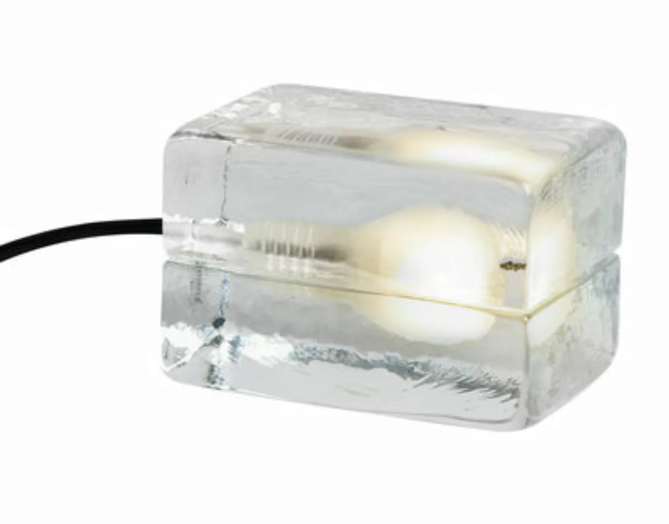 Tischleuchte Block Lamp Mini glas transparent L 12 cm - Design House Stockh günstig online kaufen