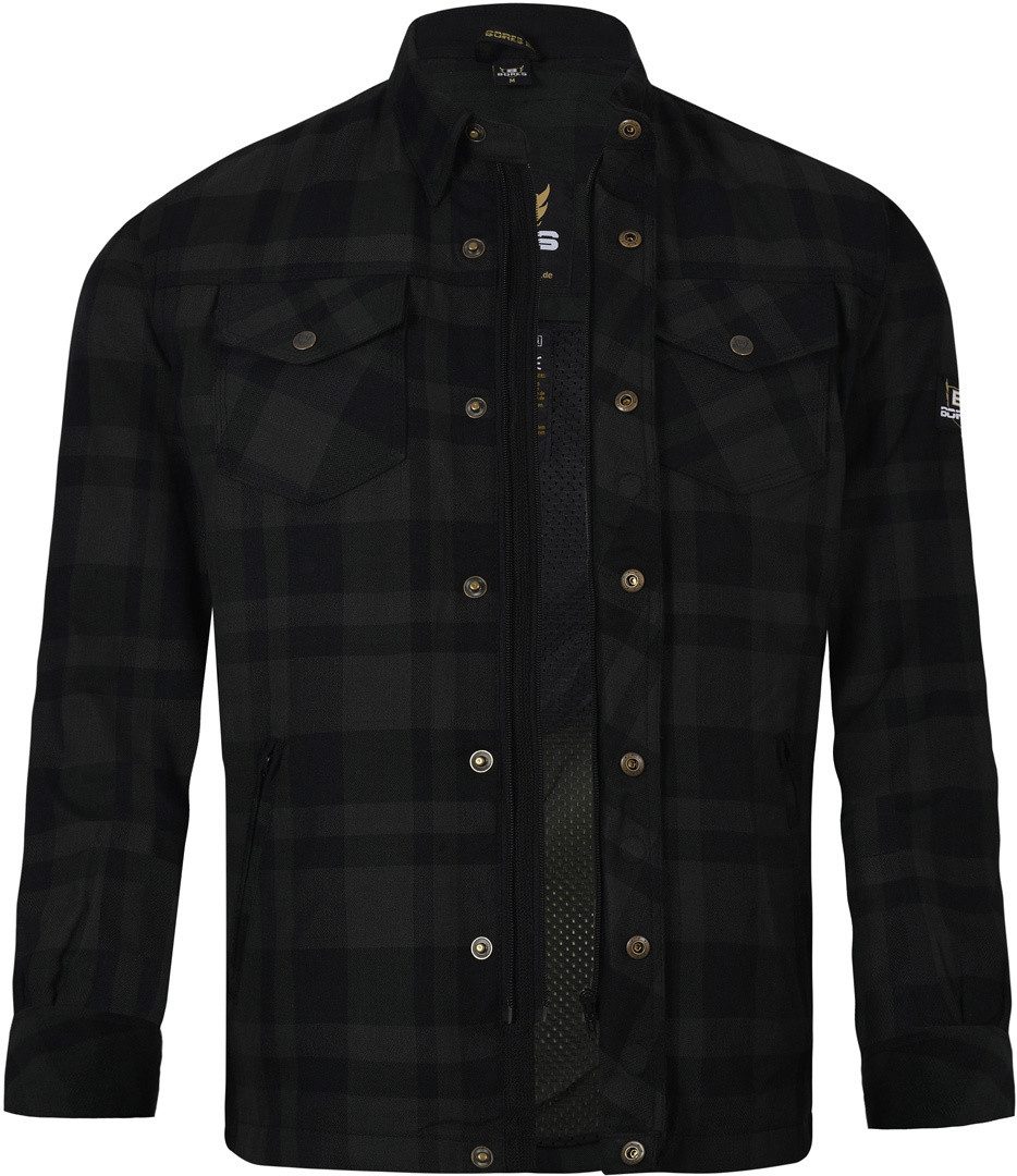 Bores Motorradjacke Lumberjack Basic Motorrad Hemd günstig online kaufen
