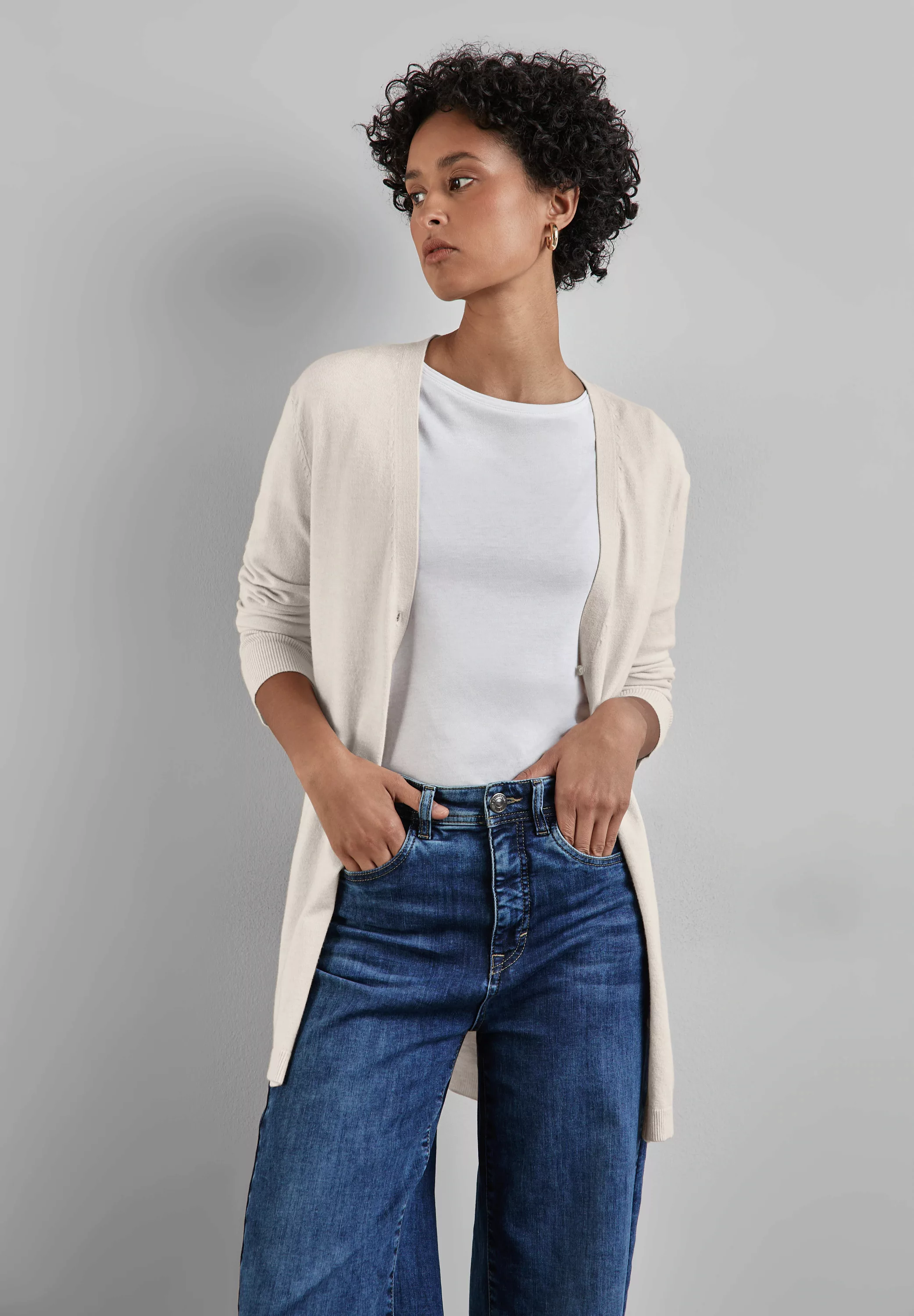 STREET ONE Cardigan in langer Form günstig online kaufen