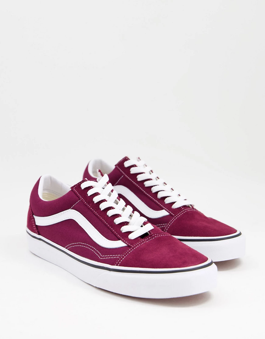 Vans – Old Skool – Sneaker in Burgunder-Rot günstig online kaufen