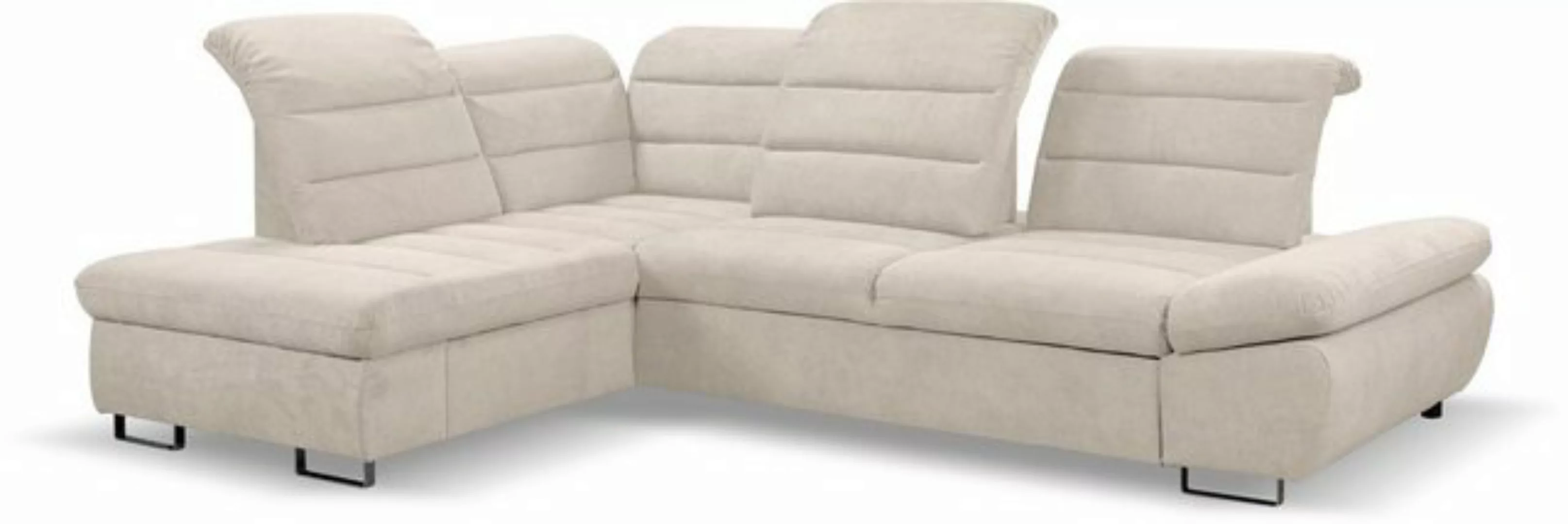 WERK2 Ecksofa Roma L-Form, Sofa mit Schlaffunktion, Sitztiefenverstellung, günstig online kaufen