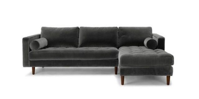 Xlmoebel Ecksofa Neu gestaltete Eck-Couch in L-Form für das Wohnzimmer - Po günstig online kaufen