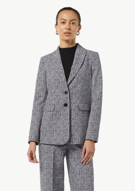 Comma Blusenblazer Antaillierter Blazer aus Jacquard günstig online kaufen