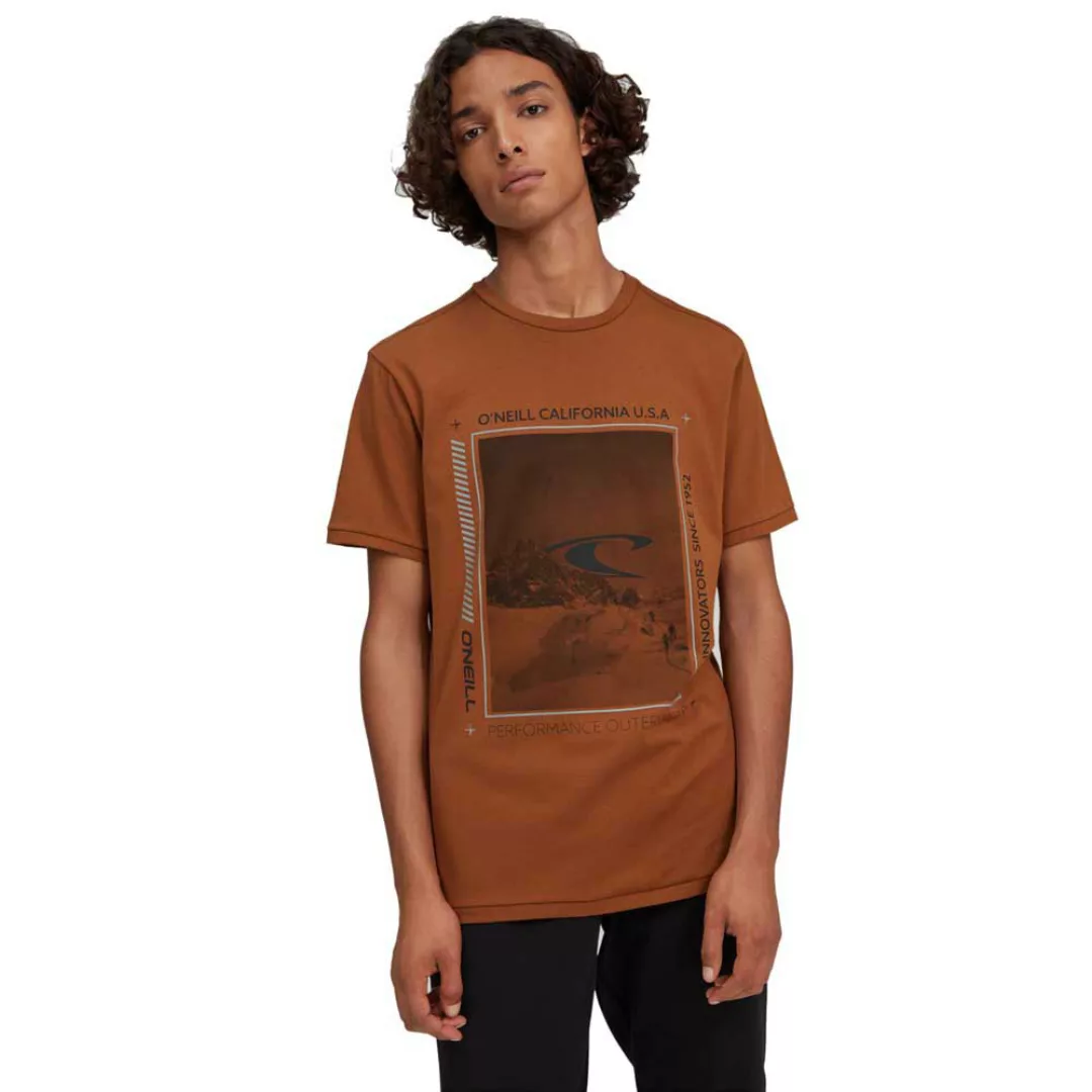 O´neill Mountain Frame Kurzärmeliges T-shirt XS Toffee günstig online kaufen