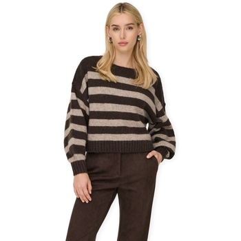Only  Pullover Aya Life Knit - Seal Brown/Fungi günstig online kaufen