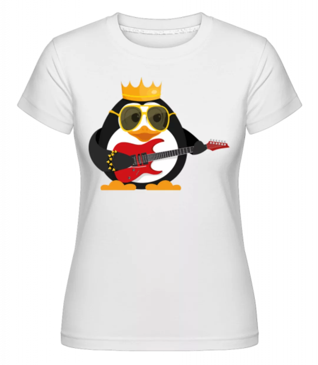 Pinguin König Gitarrist · Shirtinator Frauen T-Shirt günstig online kaufen