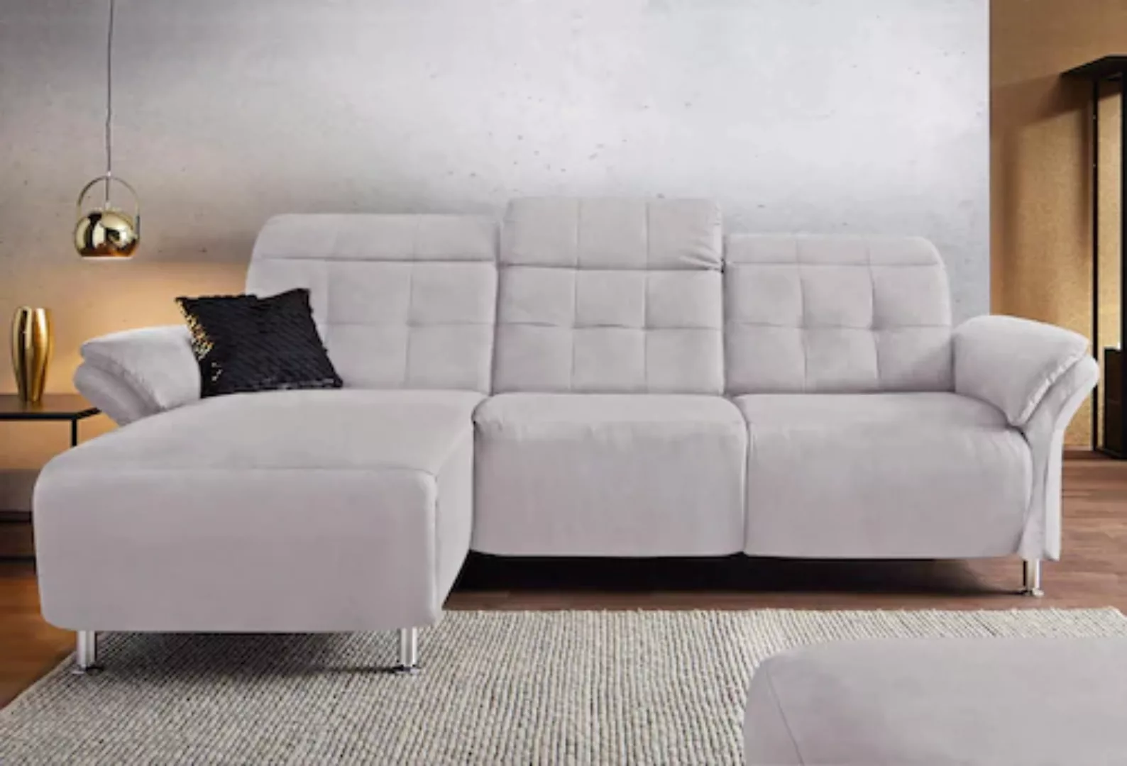 Places of Style Ecksofa »Manhattan L-Form«, 2 Sitze mit elektrischer Relaxf günstig online kaufen