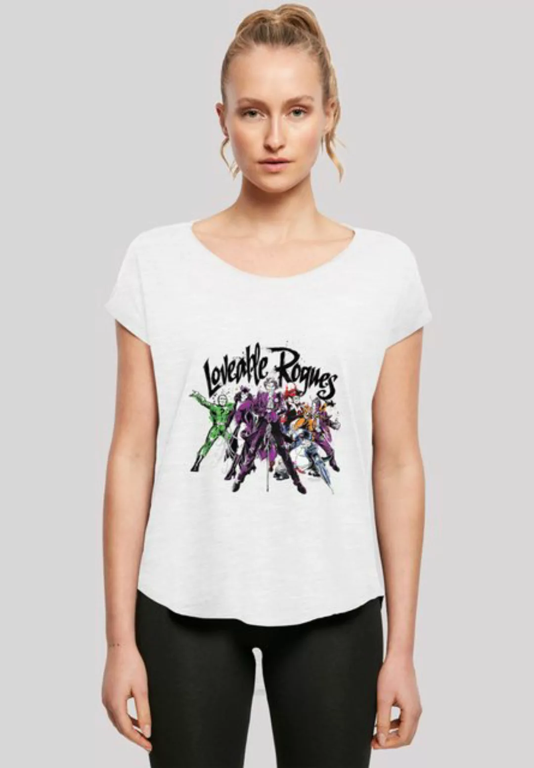 F4NT4STIC T-Shirt DC Comics Batman Loveable Rogues Damen,Premium Merch,Lang günstig online kaufen