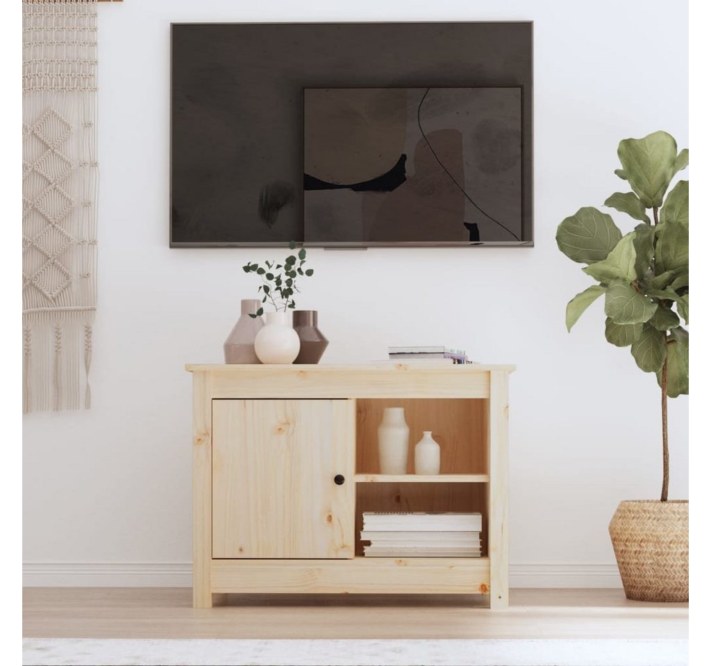 furnicato TV-Schrank 70x36,5x52 cm Massivholz Kiefer günstig online kaufen
