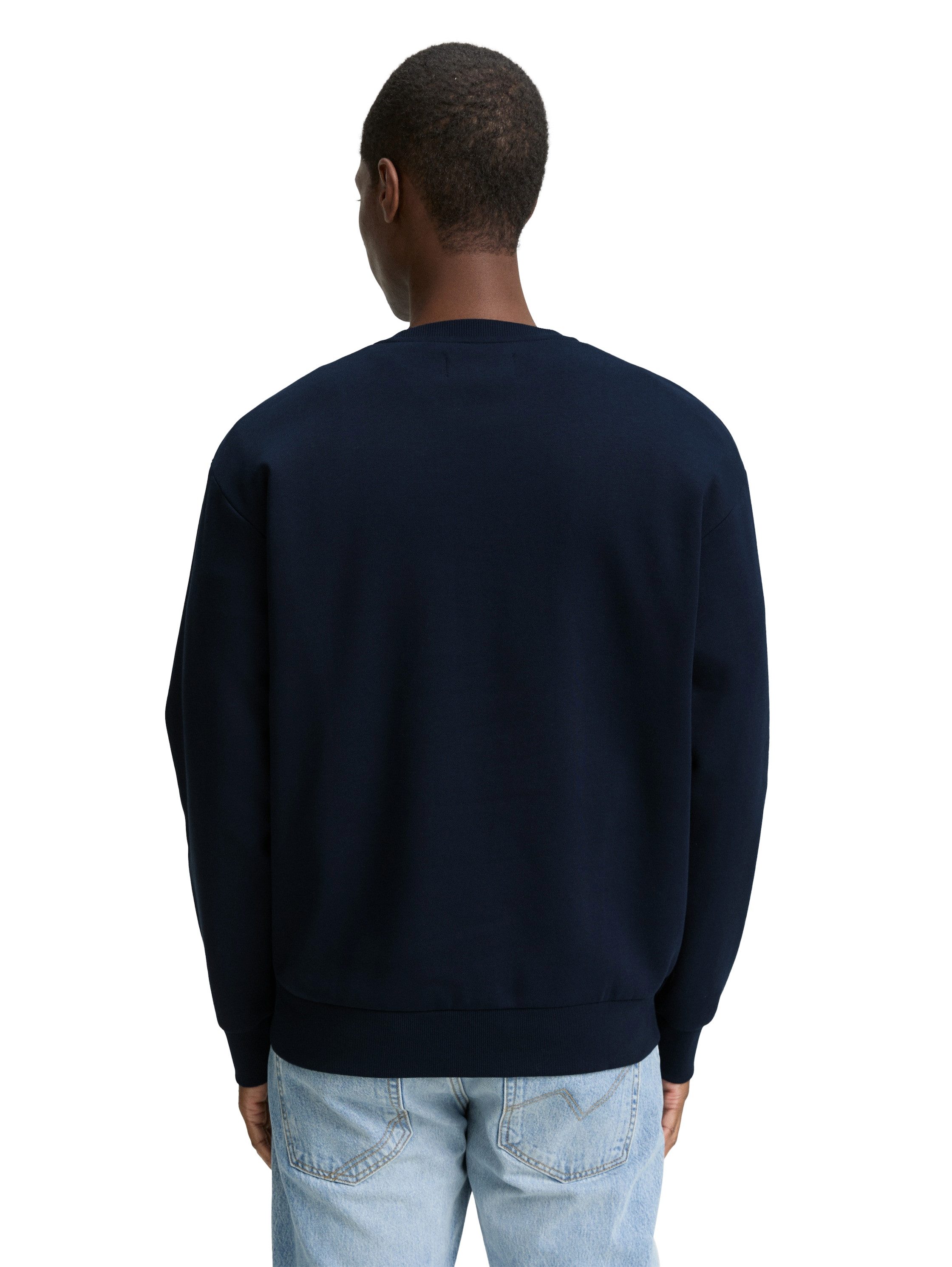 TOM TAILOR Denim Sweatshirt mit Logo-Print günstig online kaufen