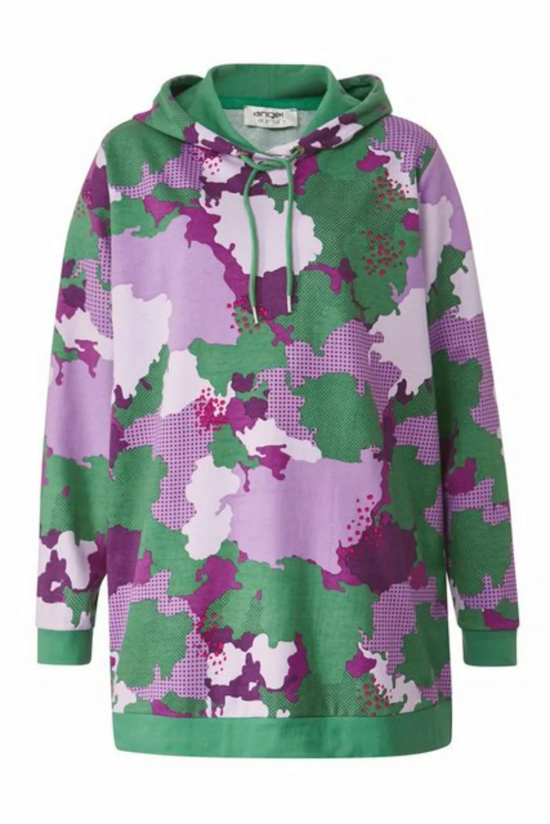 Angel of Style Sweatshirt Long-Hoodie Regular Fit Color-Camouflage Kapuze günstig online kaufen