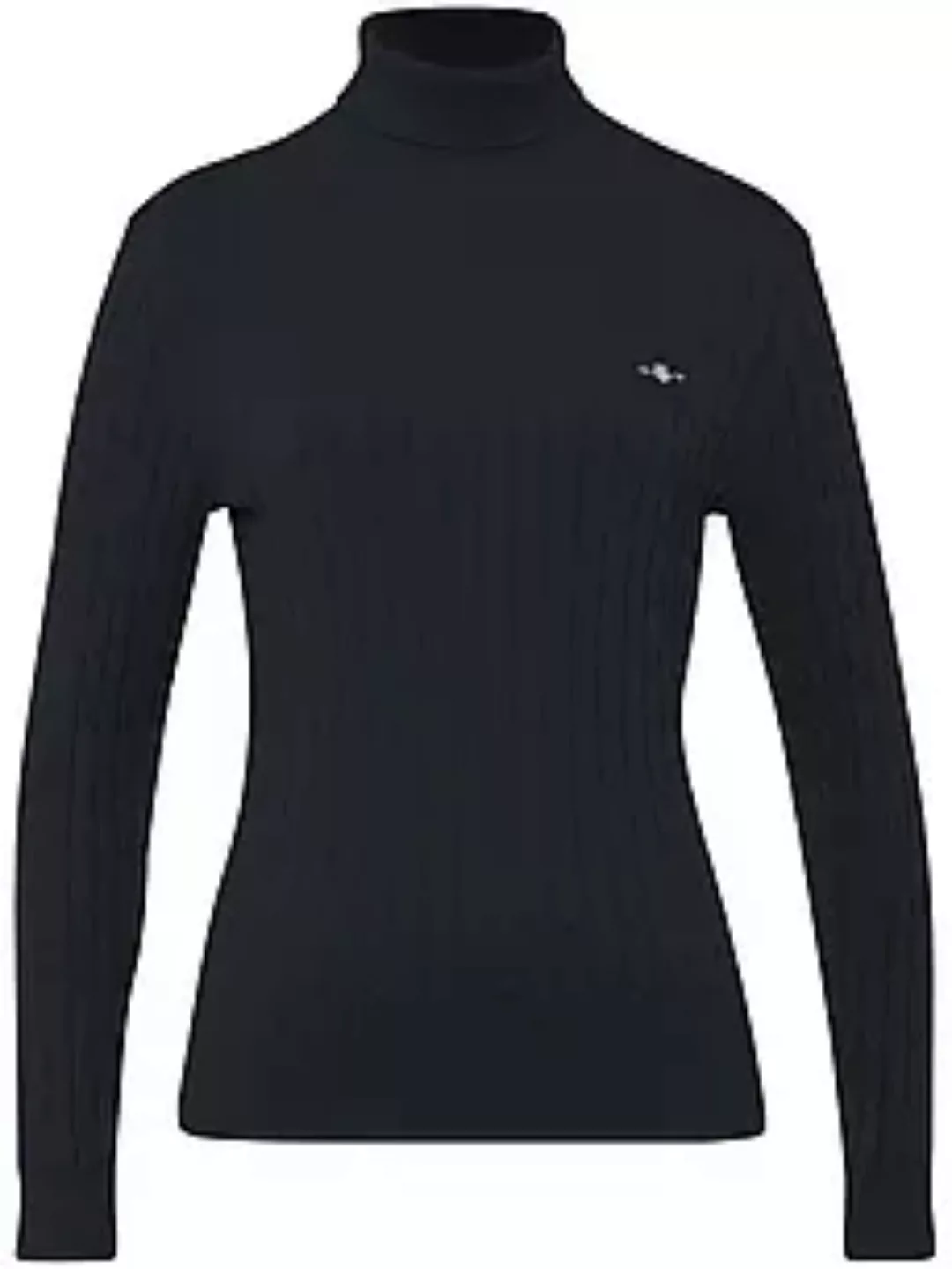 Gant Rollkragenpullover STRETCH COTTON CABLE TURTLENECK mit Zopfmuster günstig online kaufen