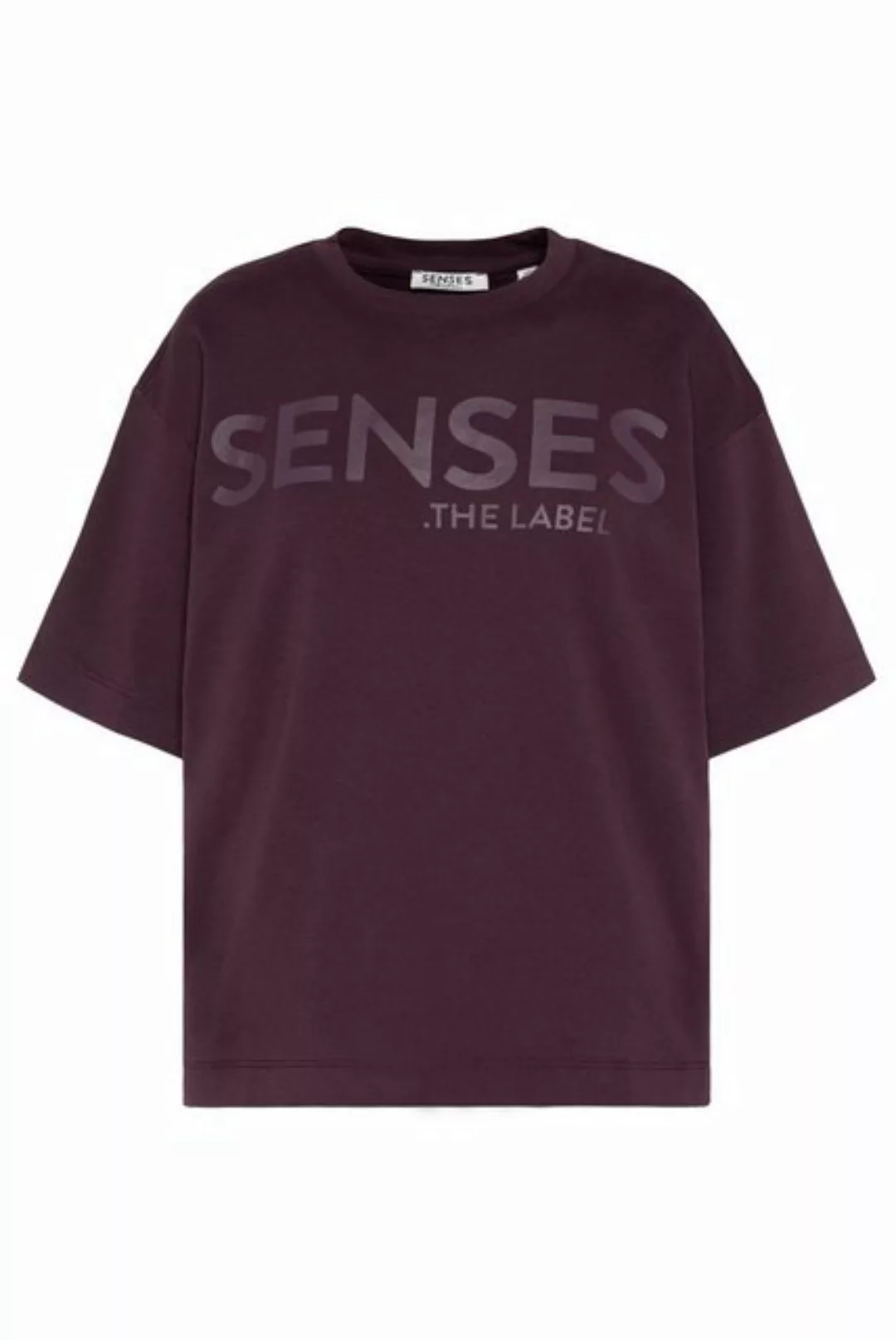 SENSES.THE LABEL Rundhalsshirt aus Baumwolle günstig online kaufen