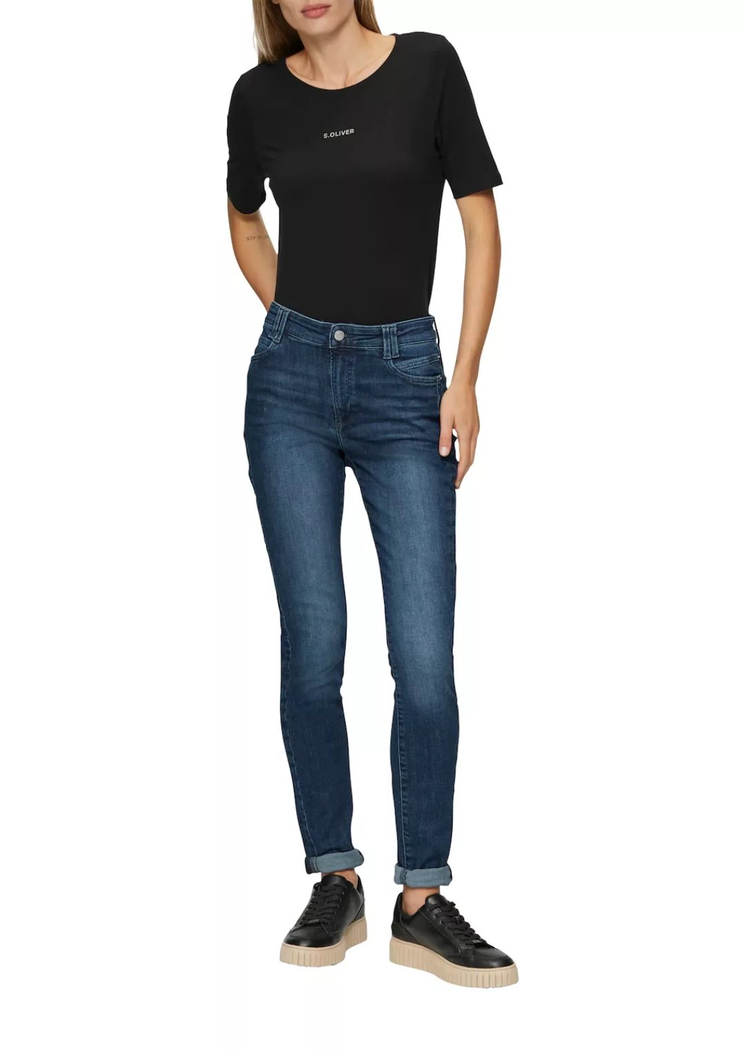 s.Oliver Skinny-fit-Jeans, skinny, mit starker Waschung günstig online kaufen