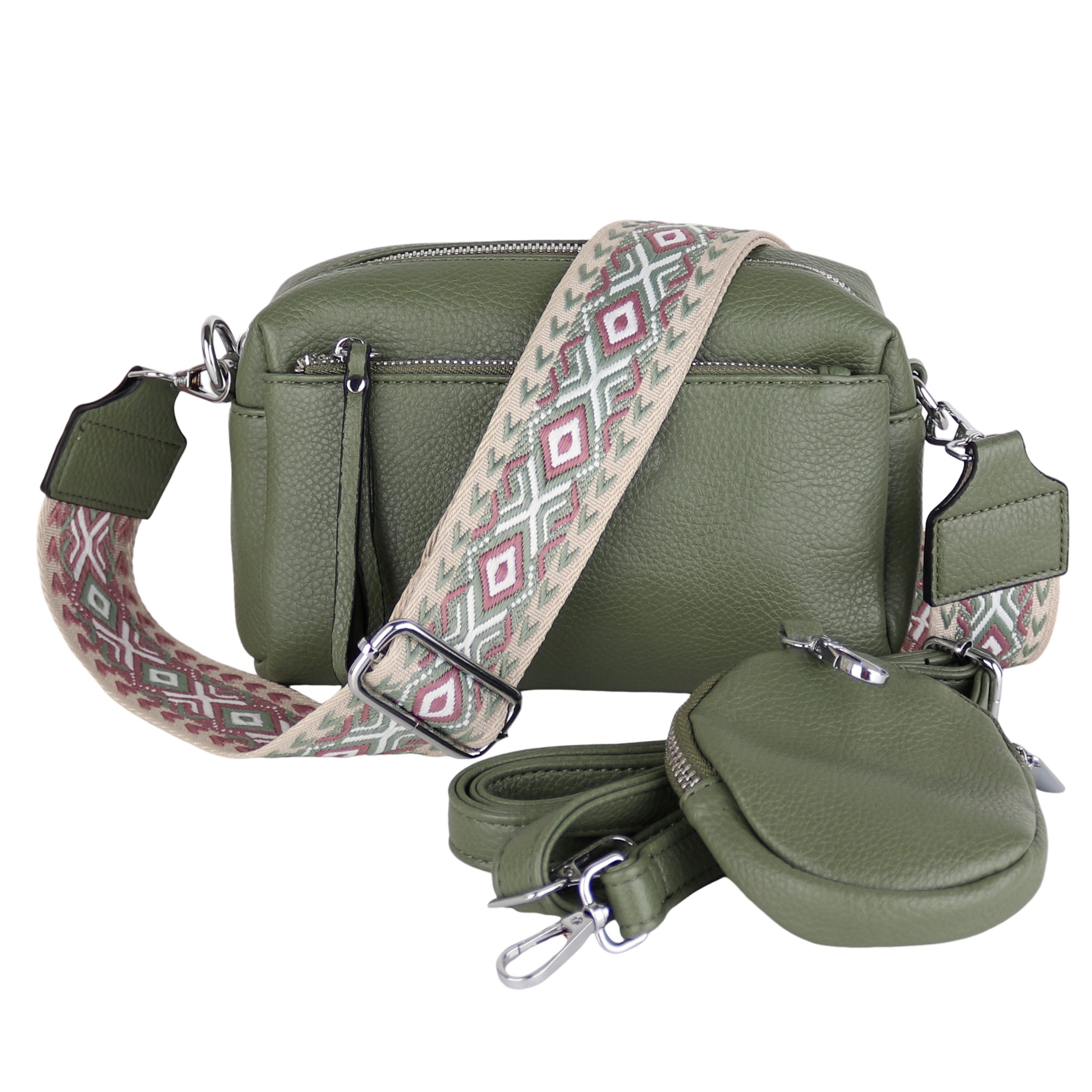MIRROSI Umhängetasche Damen, Veganleder Crossbody Tasche günstig online kaufen