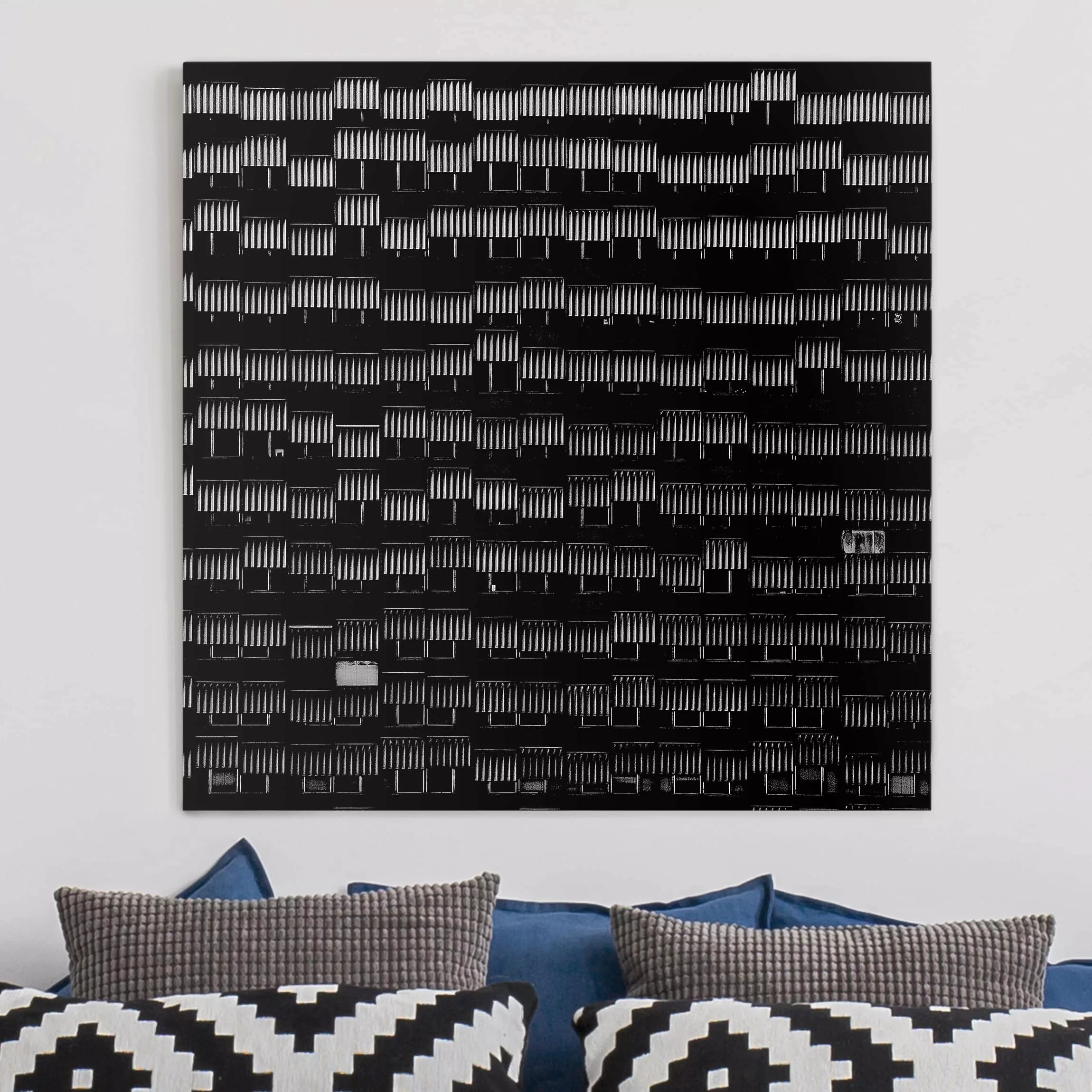 Leinwandbild Abstrakt - Quadrat Way of Life günstig online kaufen