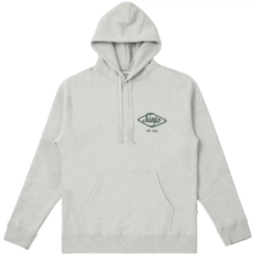 Sanjo  Sweatshirt Hooded Flocked Logo - Grey günstig online kaufen