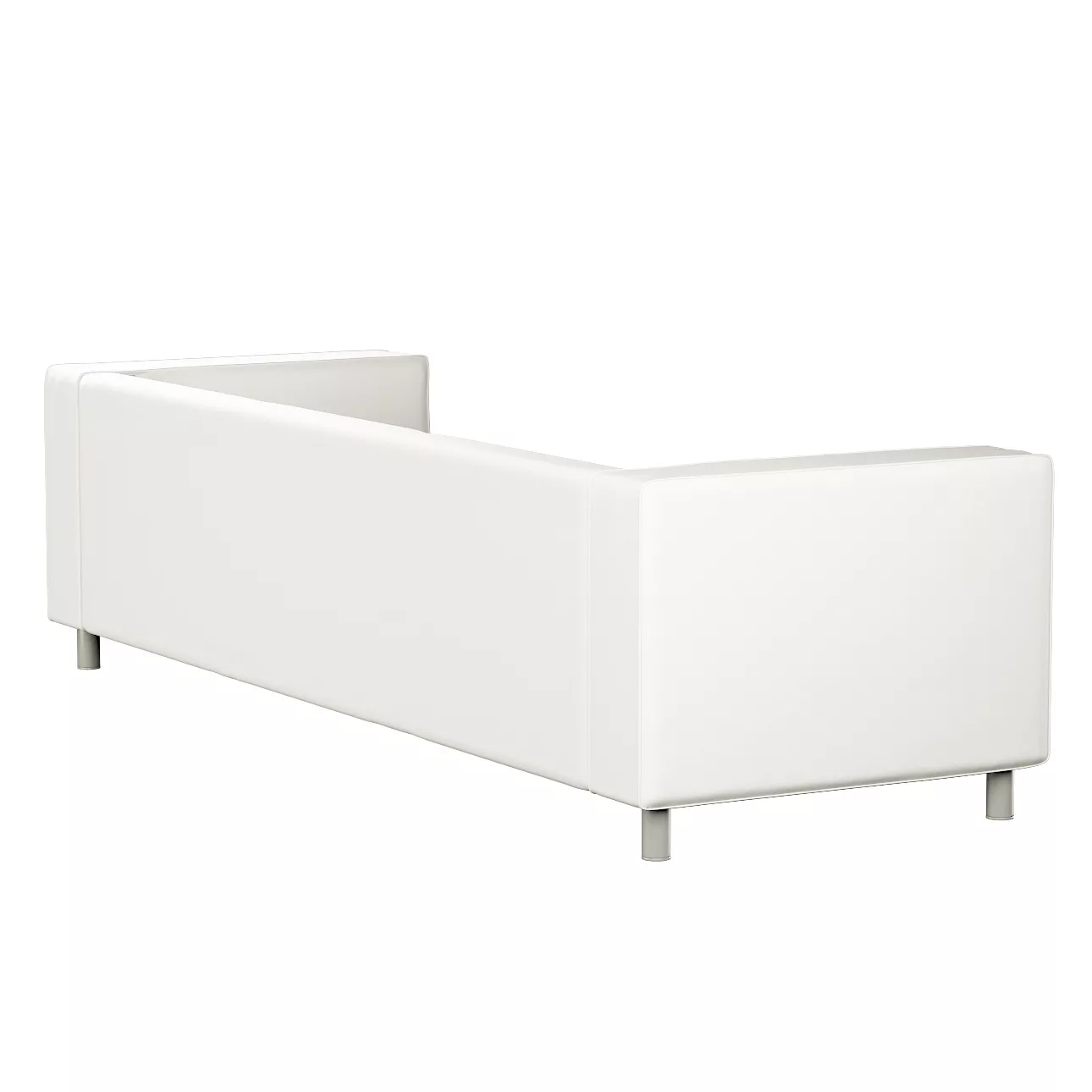 Bezug für Klippan 4-Sitzer Sofa, weiss, Bezug für Klippan 4-Sitzer, Cotton günstig online kaufen