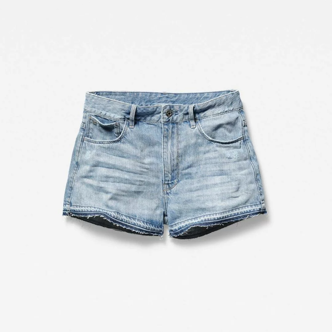 G-star Arc Hohe Taille Boyfriend Ripped Jeans-shorts 23 Light Aged Destroy günstig online kaufen