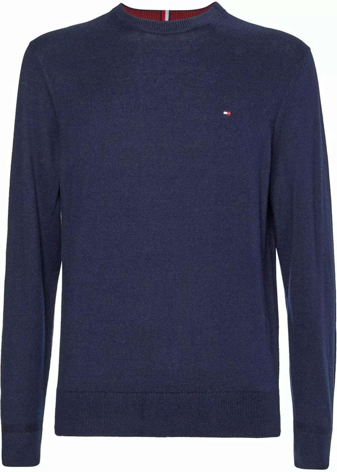 Tommy Hilfiger Rundhalspullover "PIMA ORG CTN CASHMERE CREW NECK" günstig online kaufen