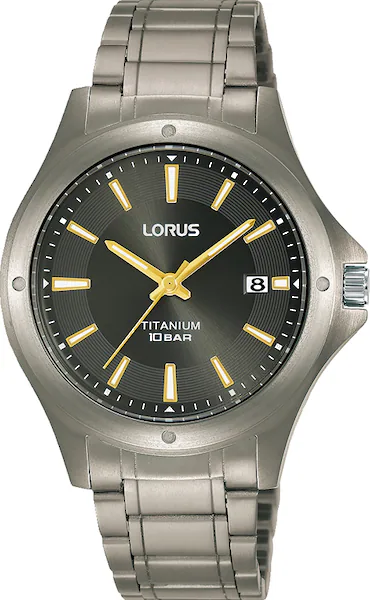 LORUS Quarzuhr »RG867CX9«, Armbanduhr, Herrenuhr, Damenuhr, Datum, Titan, b günstig online kaufen