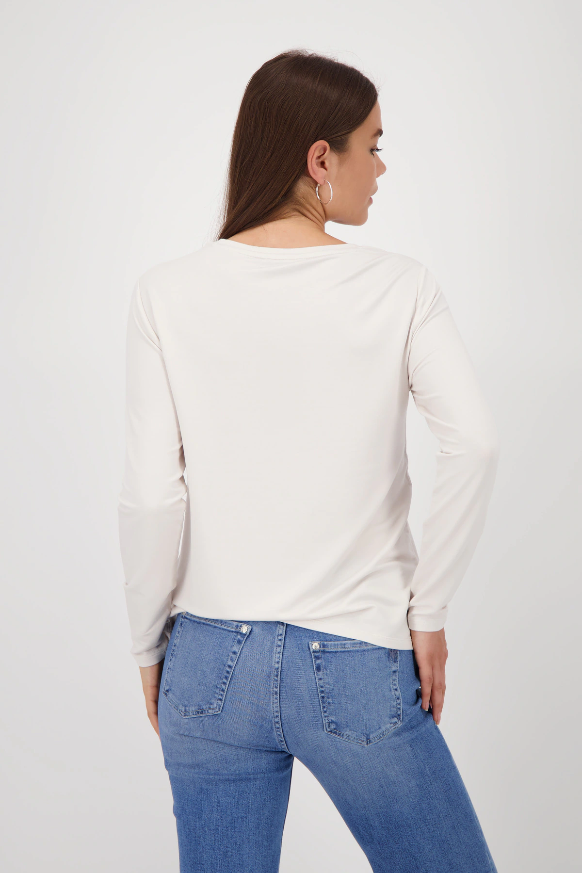 Monari Langarmshirt "Shirt Collage", Mit Rundhalsausschnitt günstig online kaufen