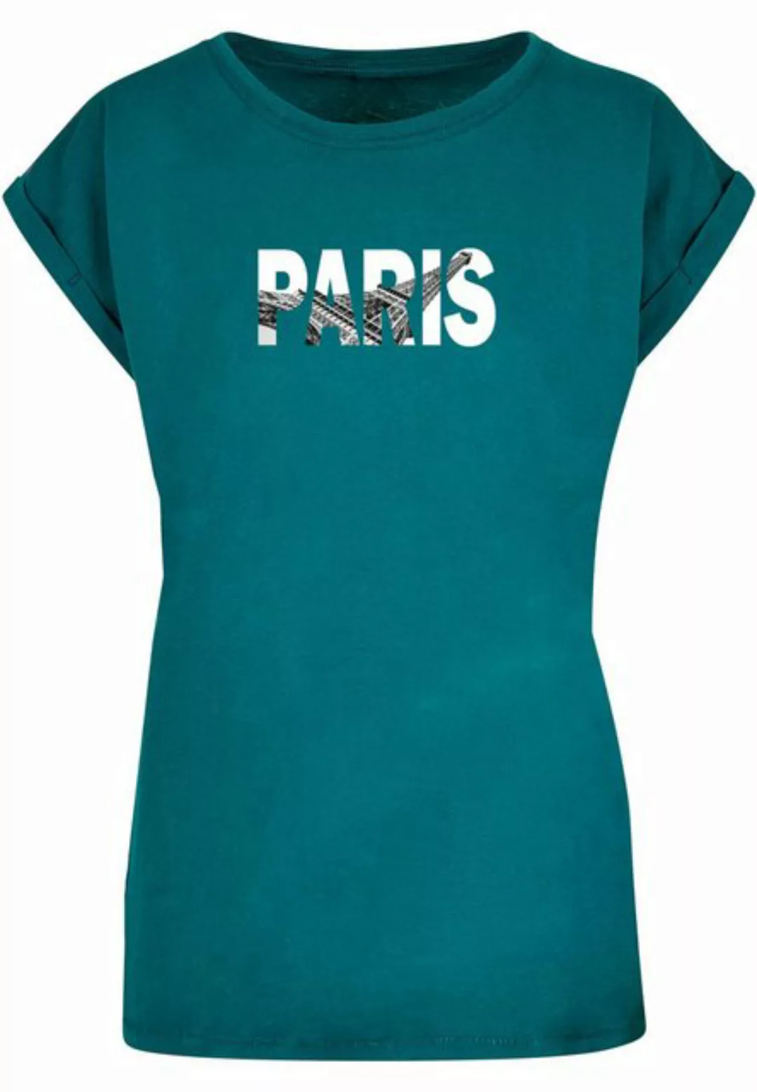 Merchcode T-Shirt Merchcode Damen Ladies Paris Eiffel Tower T-Shirt (1-tlg) günstig online kaufen