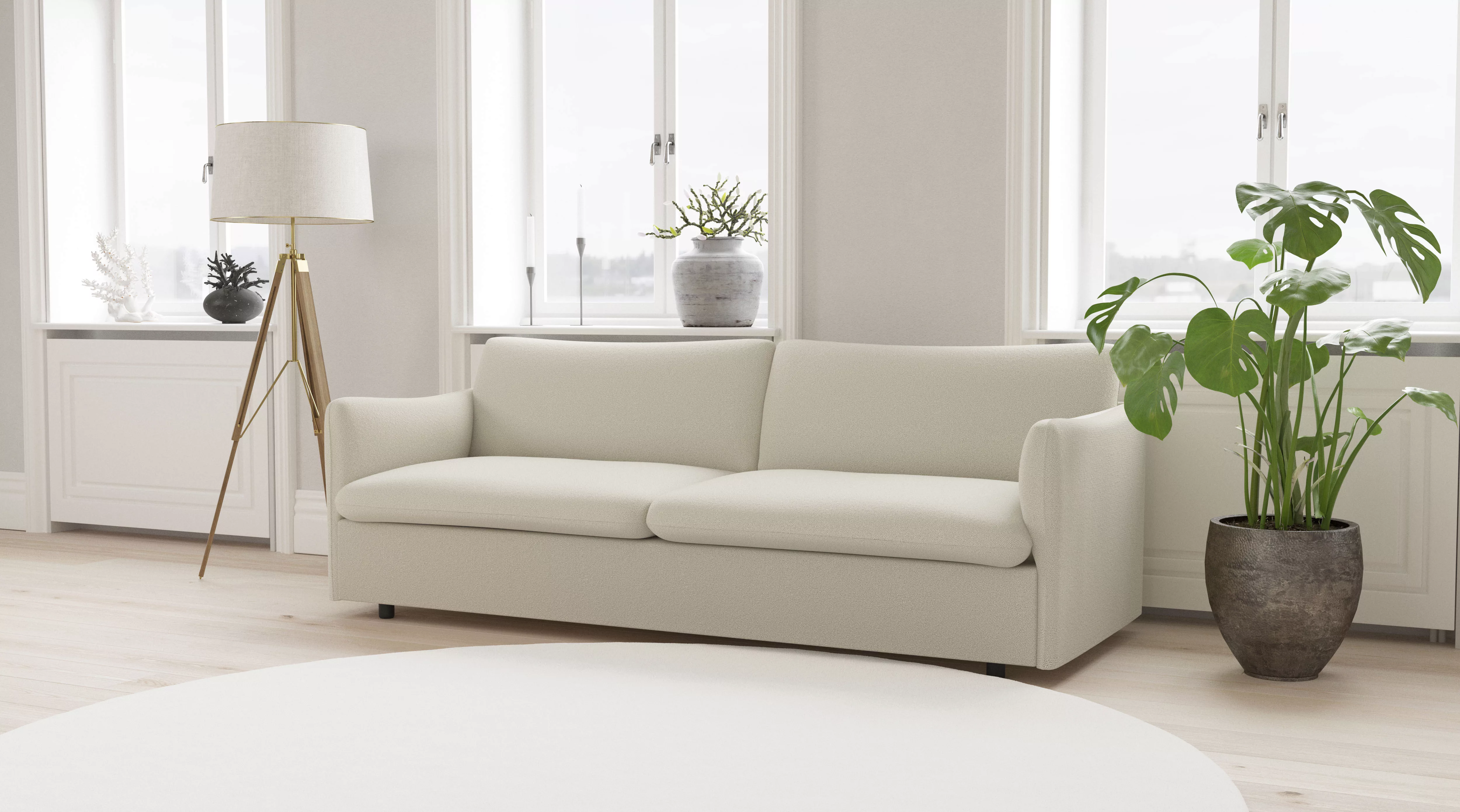 andas 3-Sitzer "Imatra", in attraktiver Form, unterschiedliche Sofakombinat günstig online kaufen