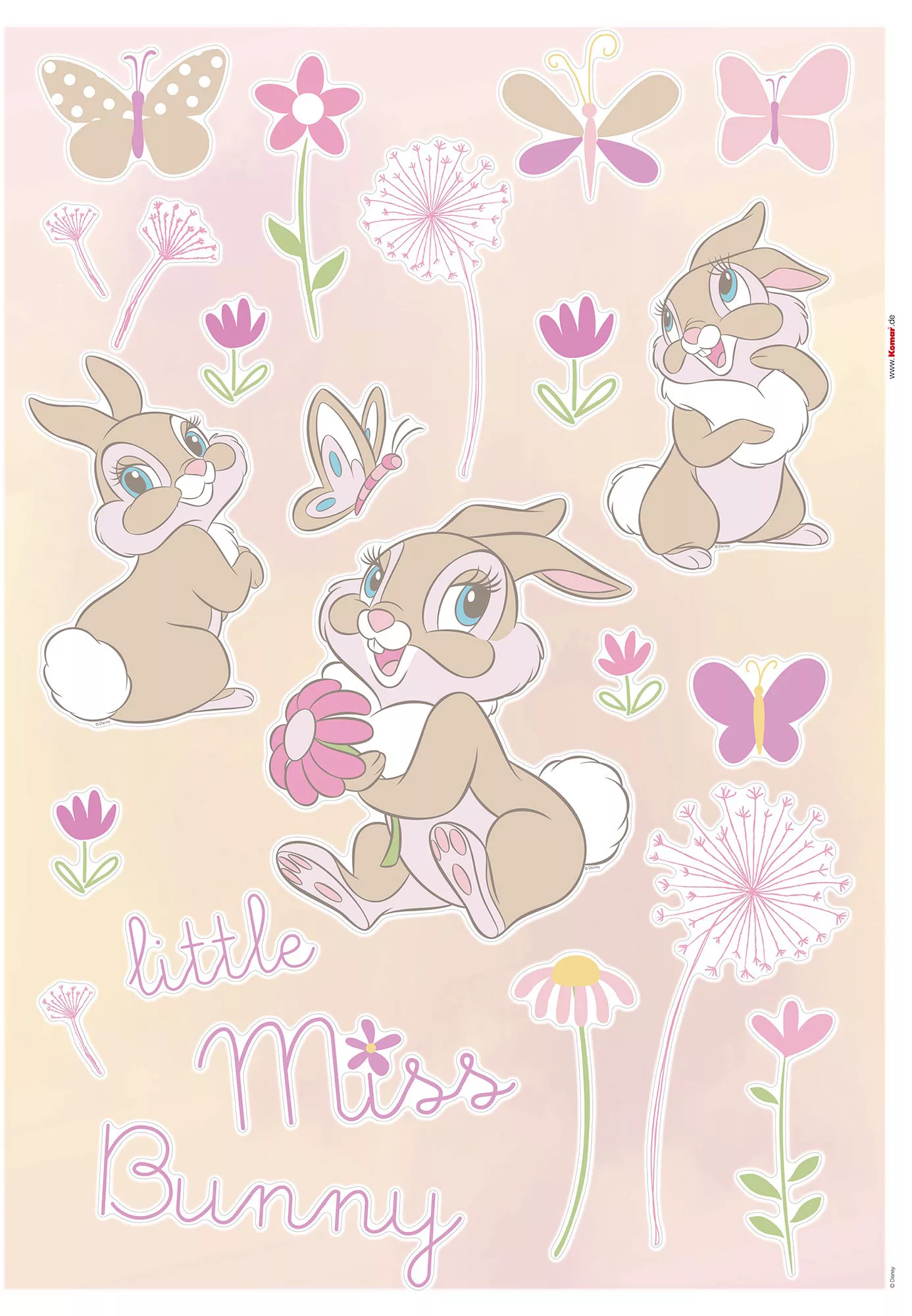 Komar Wandtattoo Little Miss Bunny Disney Little Miss Bunny B/L: ca. 50x70 günstig online kaufen