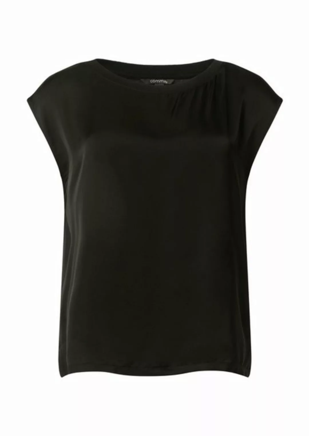 Comma Shirttop T-Shirt im Fabricmix günstig online kaufen