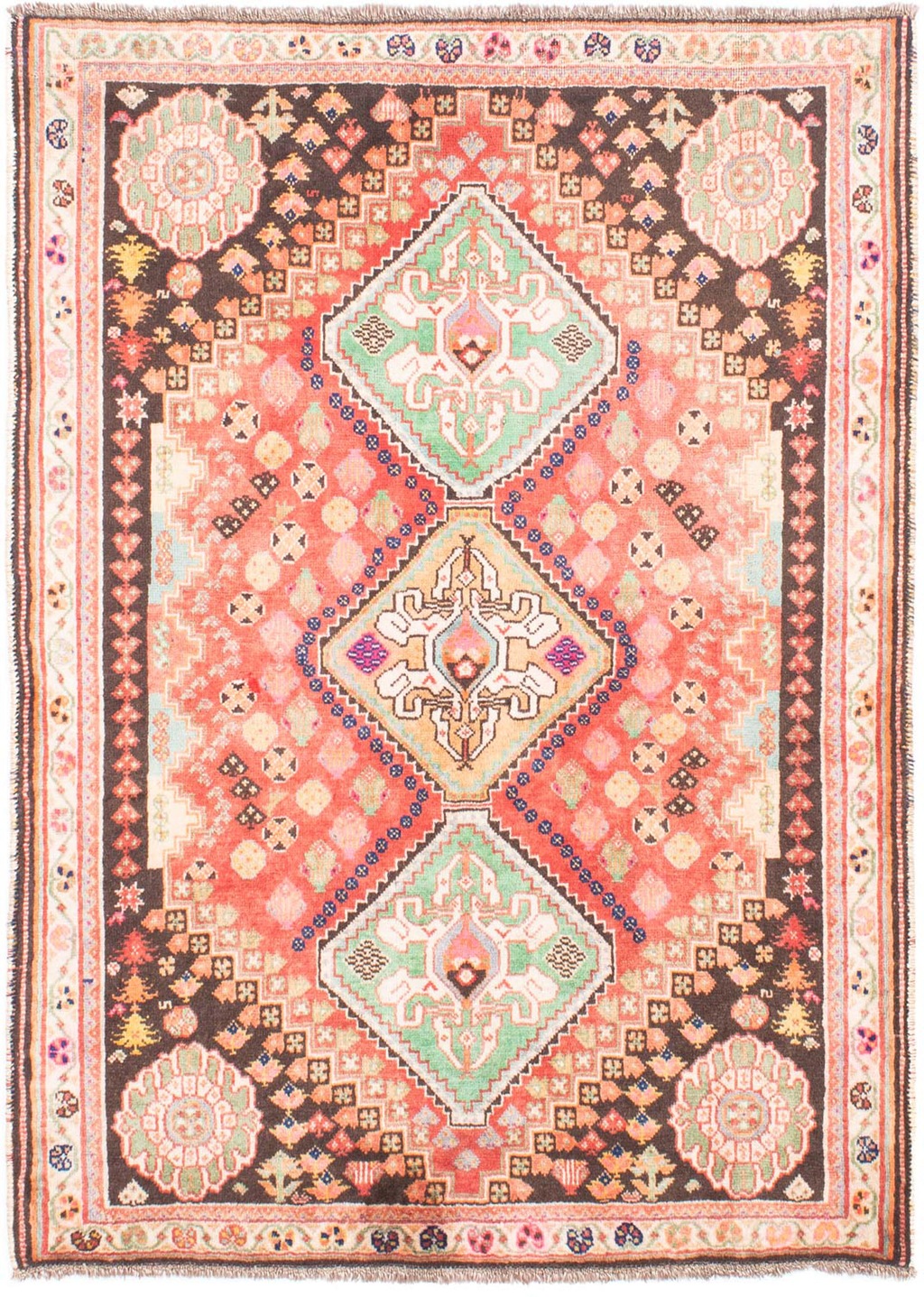 morgenland Orientteppich »Perser - Nomadic - 162 x 116 cm - rosa«, rechteck günstig online kaufen