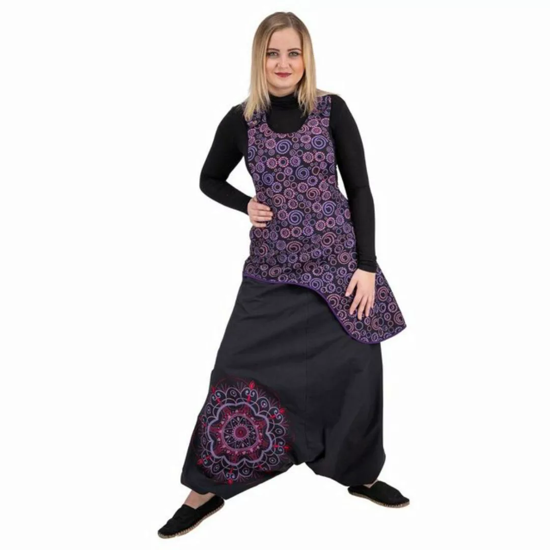 KUNST UND MAGIE Haremshose Latzhose Haremshose Jumpsuit 70er Overall Hippie günstig online kaufen