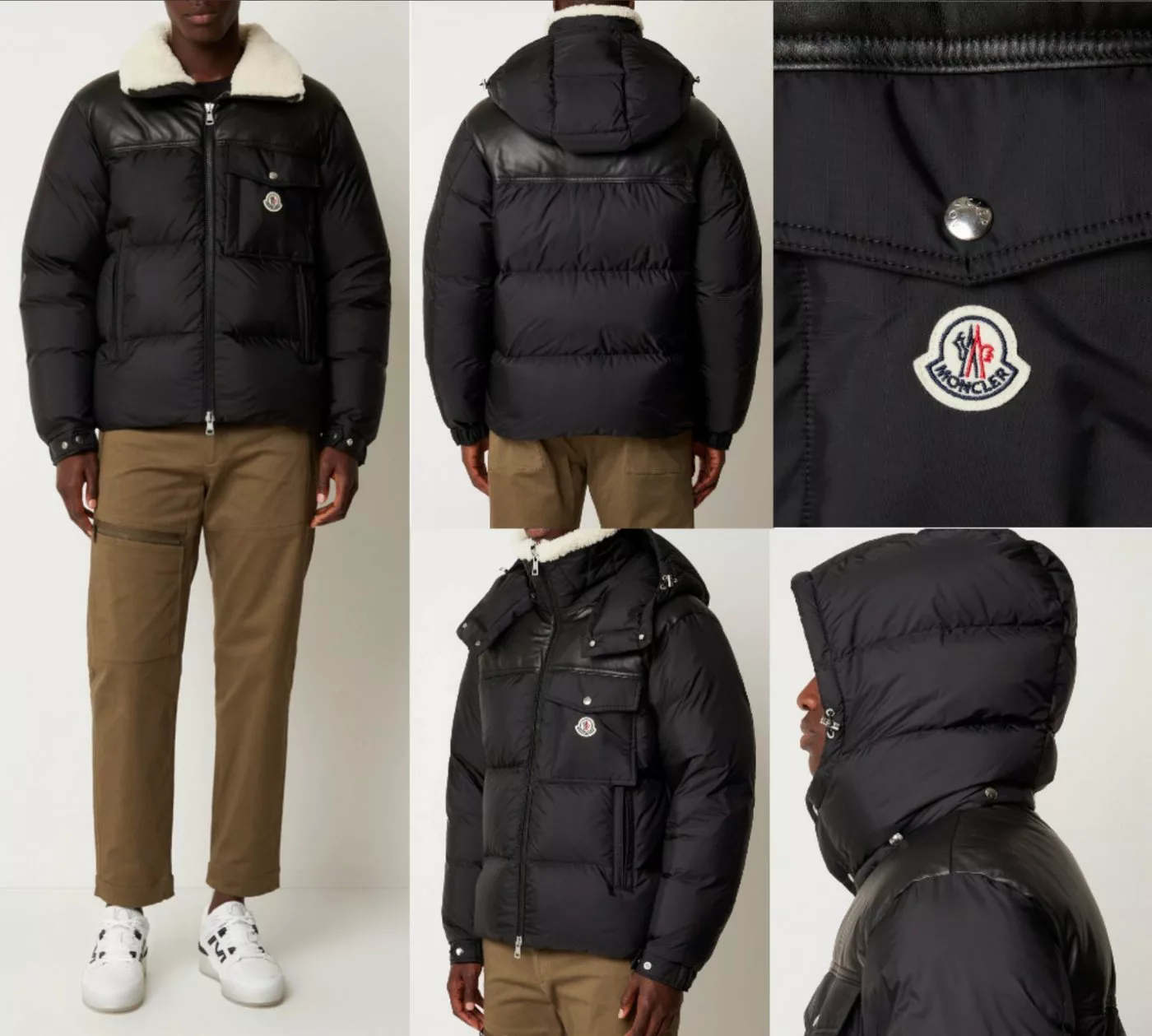 MONCLER Winterjacke MONCLER Braye Down-Jacket Hooded Coat Mantel Daunen-Jac günstig online kaufen