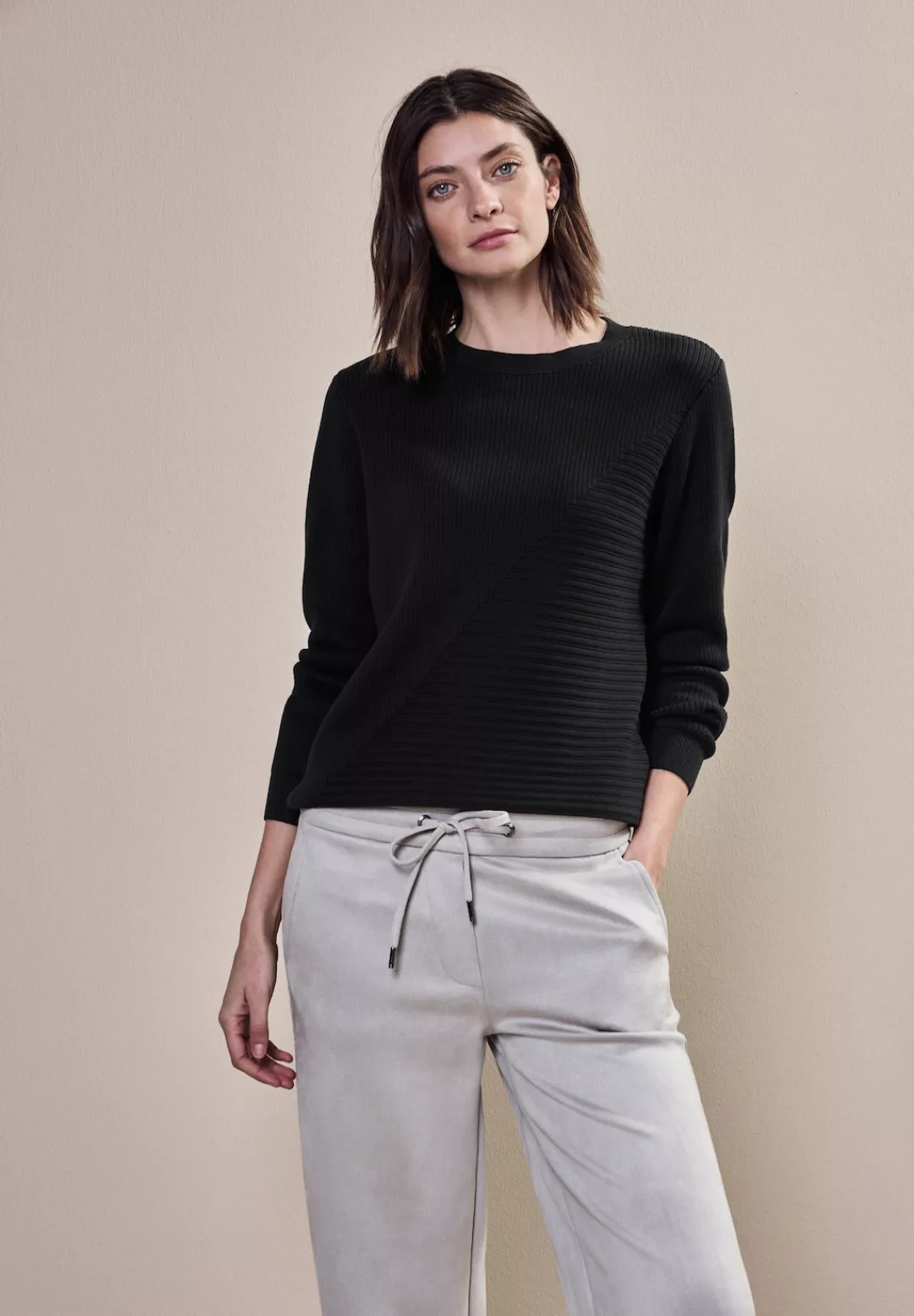 Cecil Strickpullover, aus reiner Baumwolle günstig online kaufen