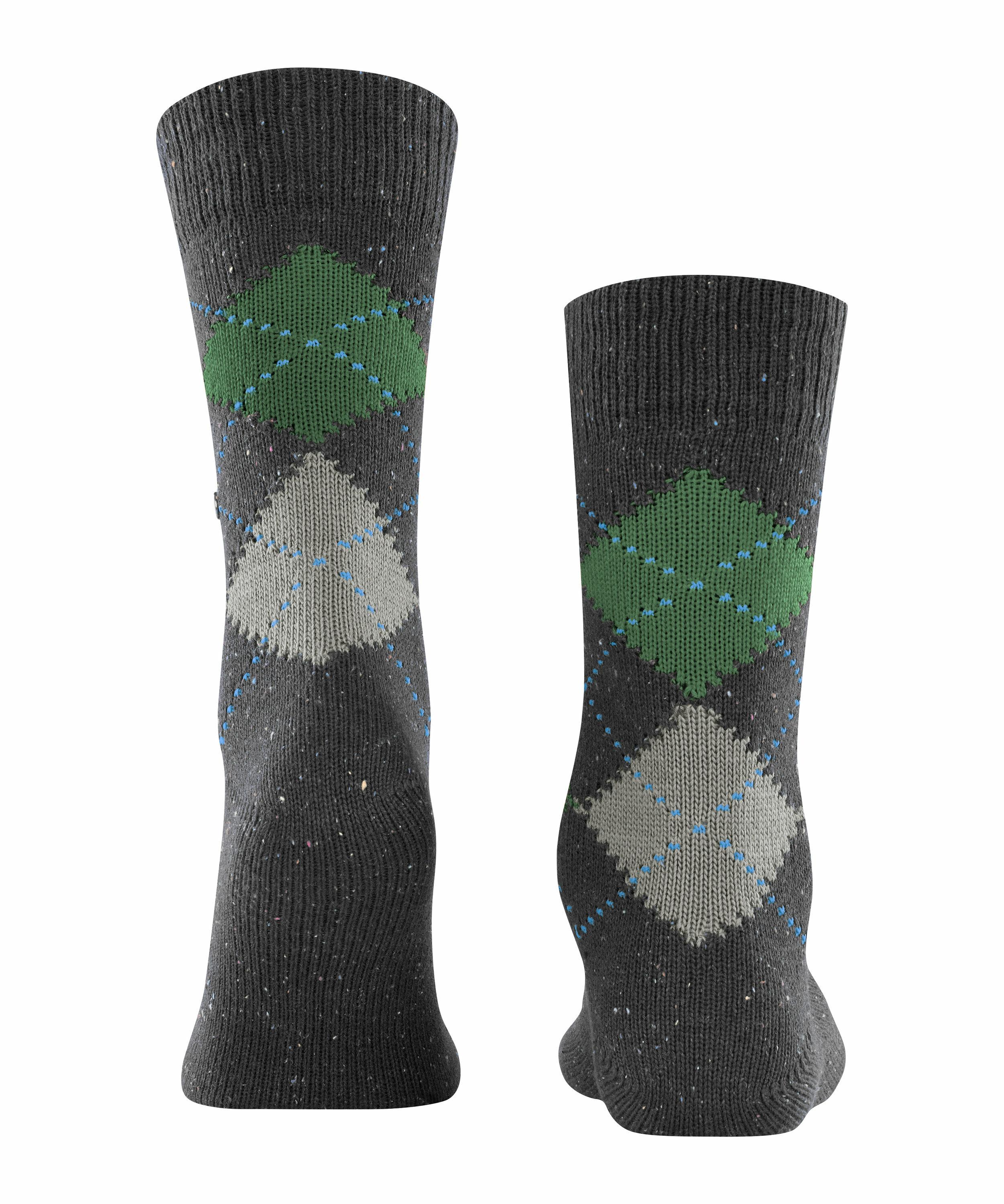 Burlington Raw Argyle Herren Socken, 40-46, Grau, Baumwolle, 21924-308102 günstig online kaufen
