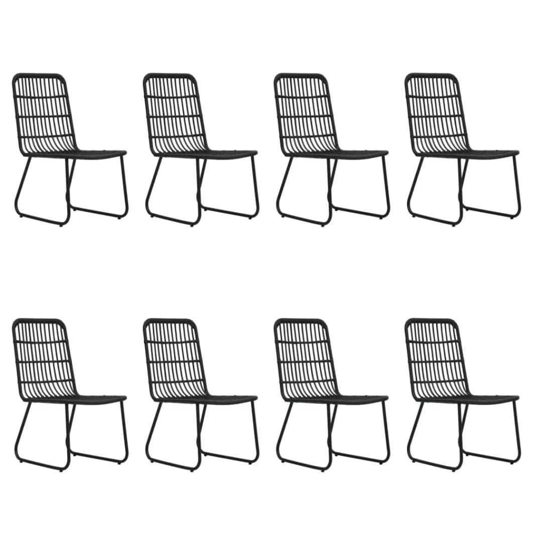 9-tlg. Garten-essgruppe Poly Rattan Und Glas günstig online kaufen