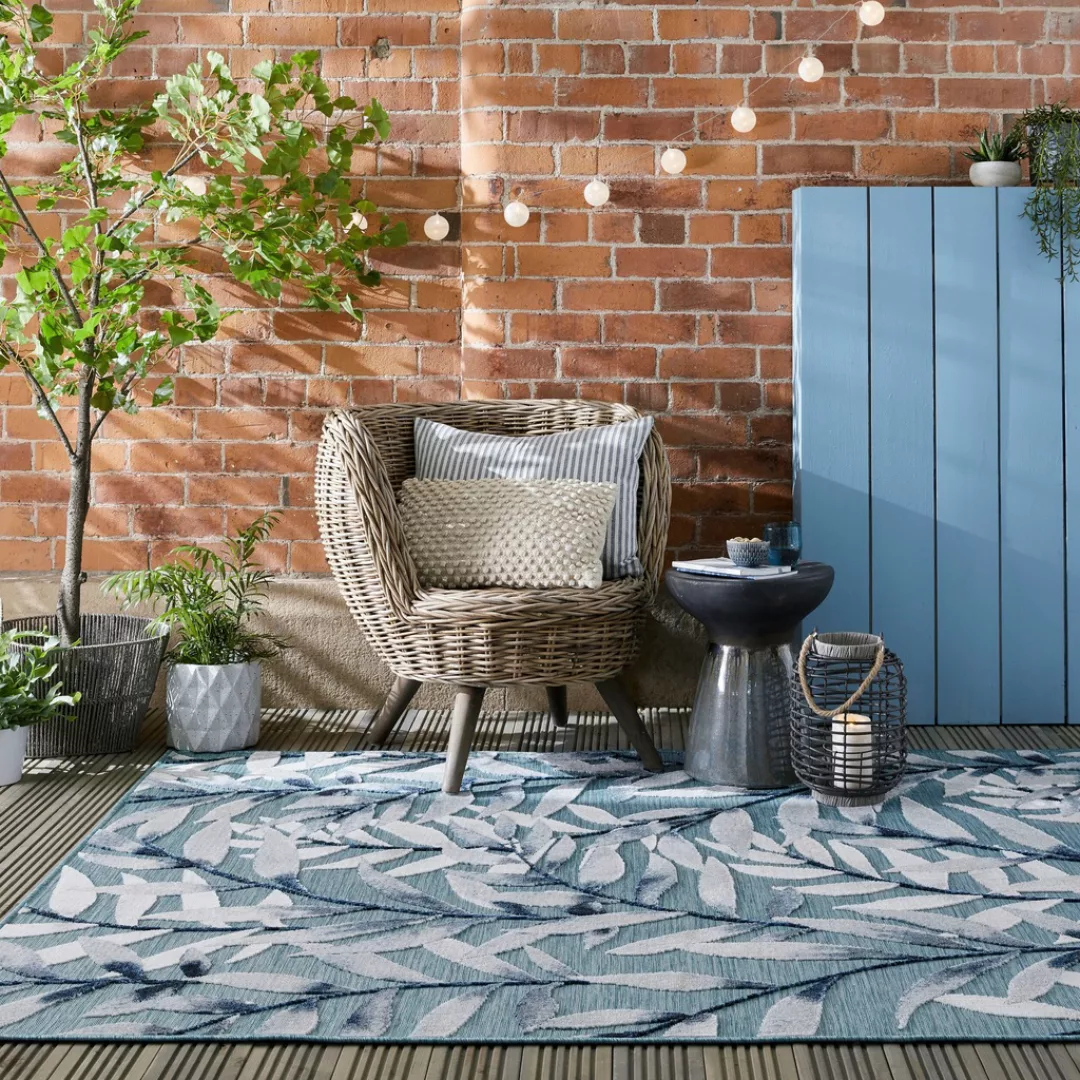 FLAIR RUGS Teppich »Willow«, rechteckig, Outdoor geeignet, Hoch-Tief Effekt günstig online kaufen