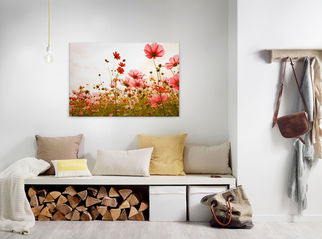 A.S. Création Leinwandbild "Flower Meadow", Kunst-Blumen-Kinder, (1 St.), M günstig online kaufen