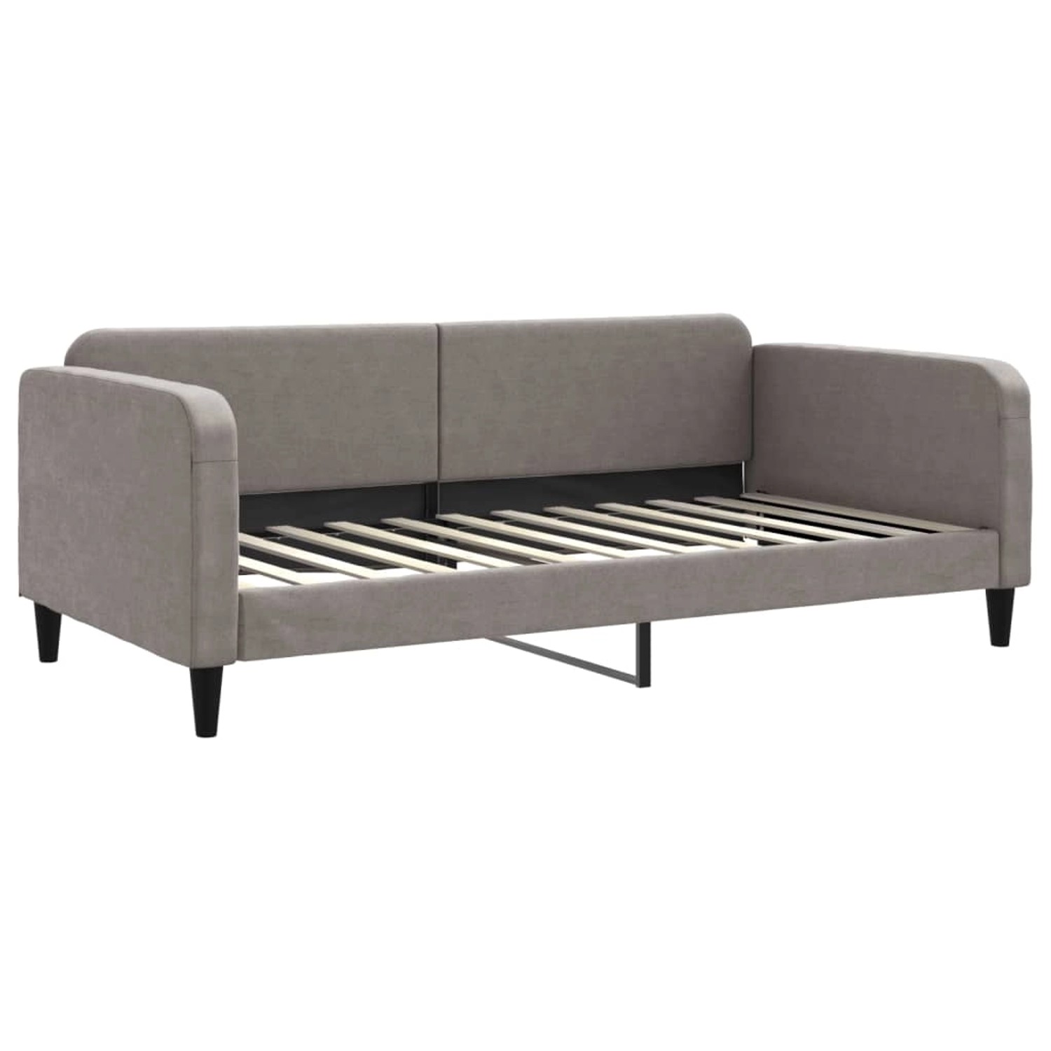 vidaXL Gästebett Tagesbett Taupe 100x200 cm Stoff Gästebett Gästecouch Gäst günstig online kaufen