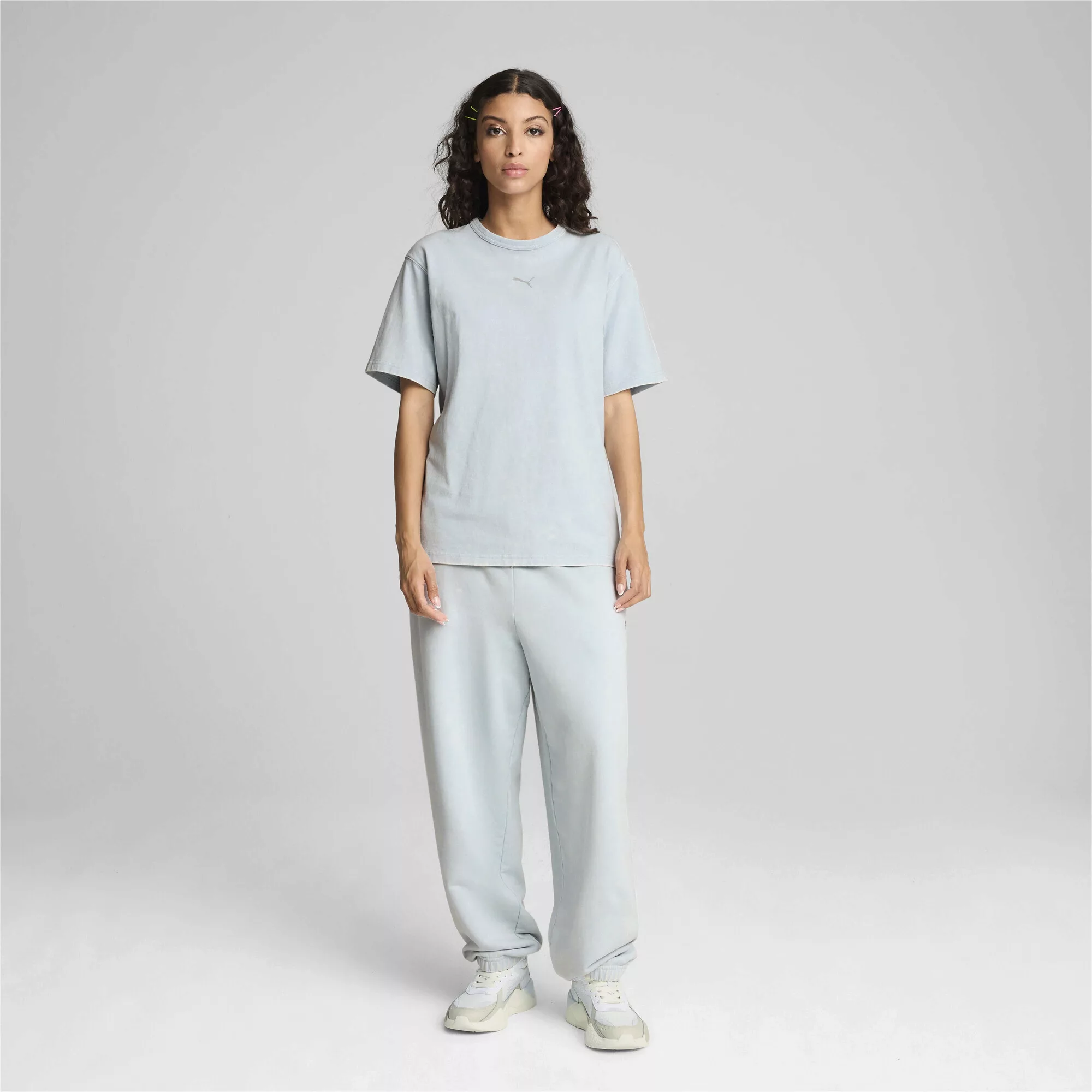 PUMA T-Shirt "DARE TO Relaxed Fit T-Shirt mit Waschung Damen" günstig online kaufen