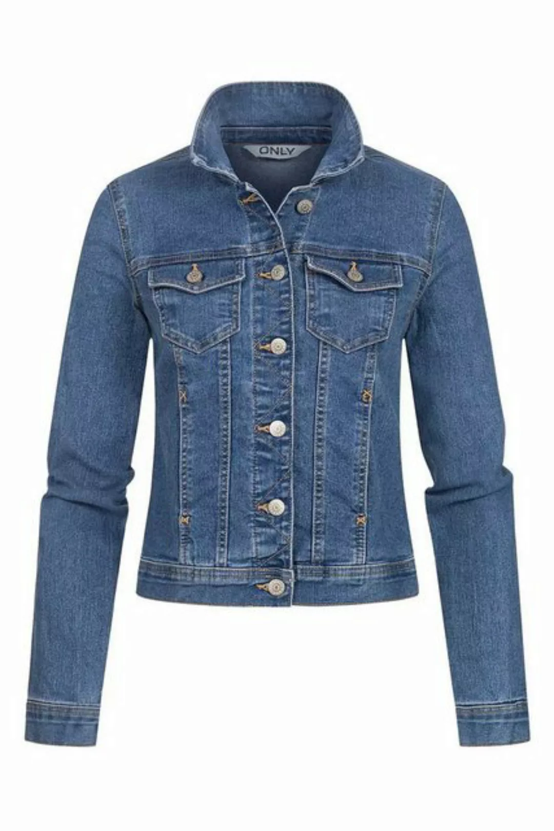 ONLY Jeansjacke Damen Slim Fit Übergansjacke günstig online kaufen