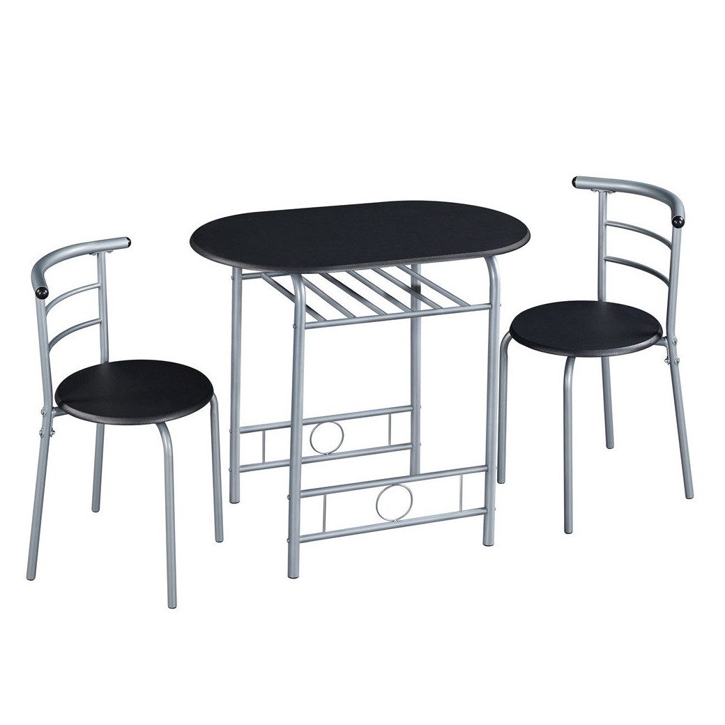 Yaheetech Esszimmer-Set Essgruppe mit 2 Stühlen, günstig online kaufen