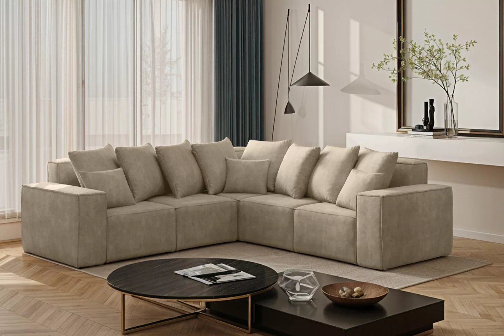 Kaiser Möbel Ecksofa Modernes Corner aus der limitierten Kollektion Ella günstig online kaufen