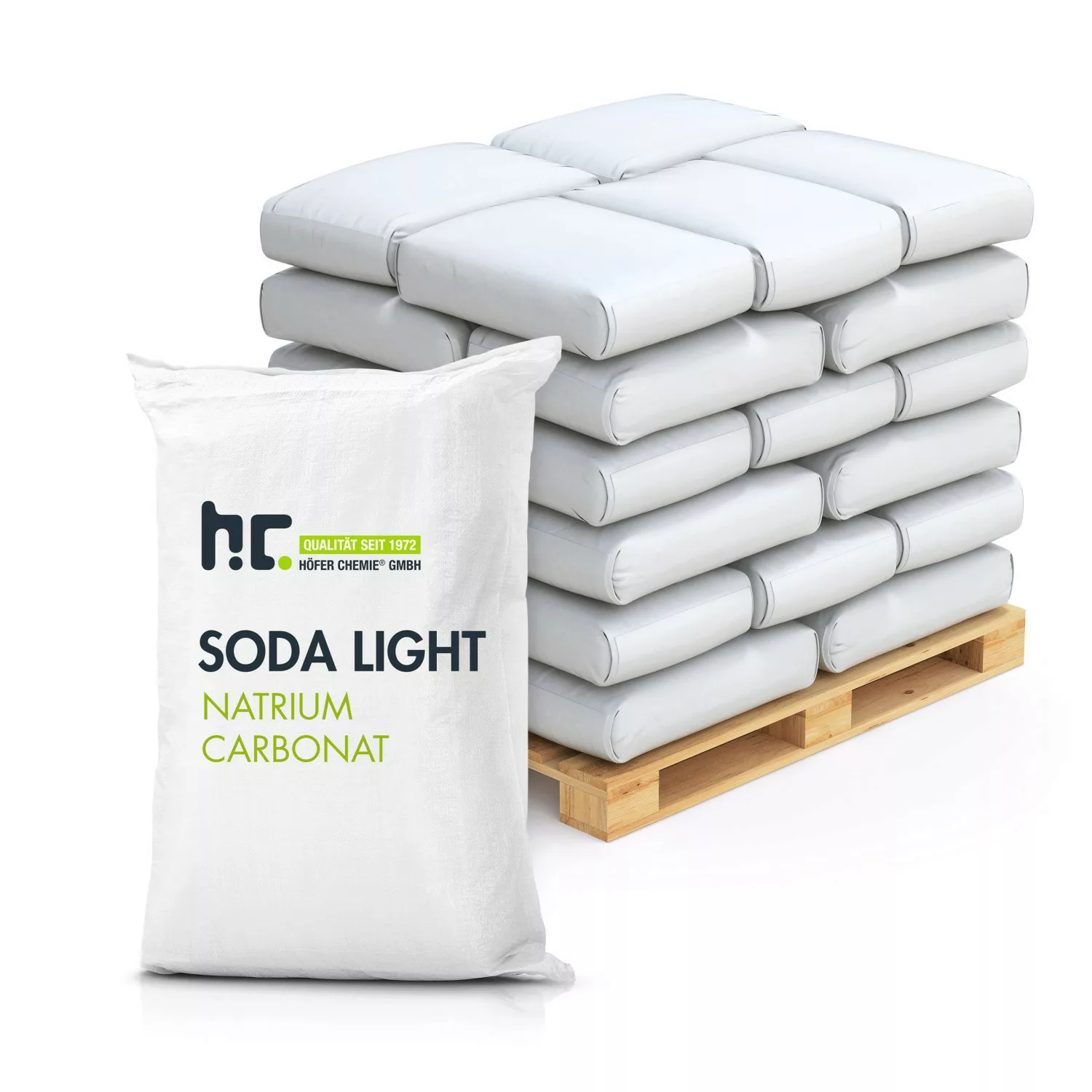 Höfer Chemie Natriumcarbonat Soda Leicht Technische Qualität 40 x 25kg günstig online kaufen