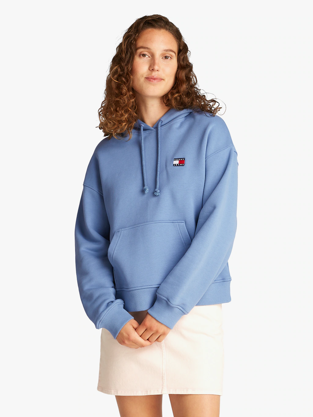 Tommy Jeans Curve Kapuzensweatshirt "TJW BXY BADGE HOODIE EXT", in Großen G günstig online kaufen