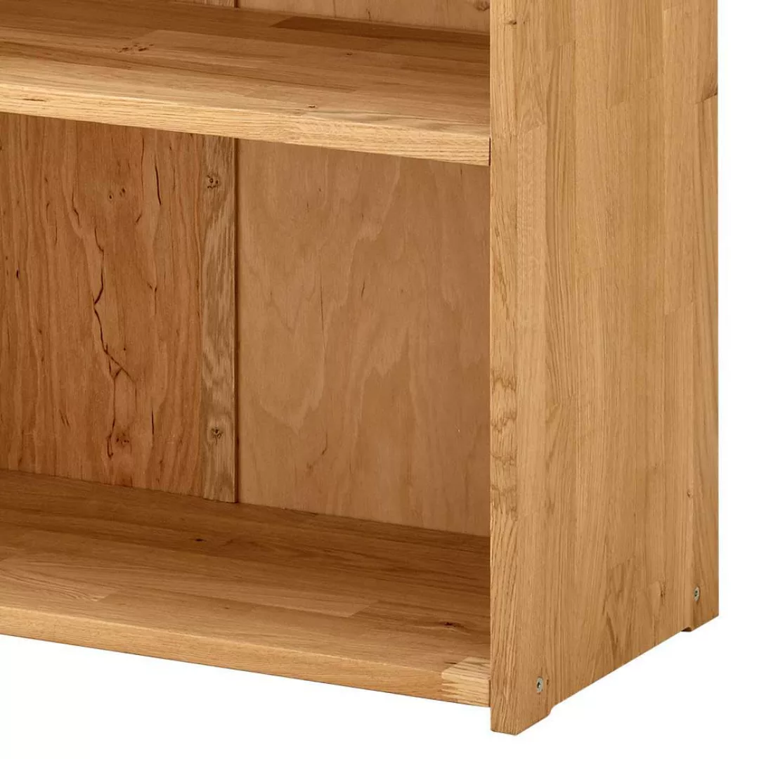 Holz Regal Akten Büro in Wildeichefarben 186 cm hoch - 80 cm breit günstig online kaufen